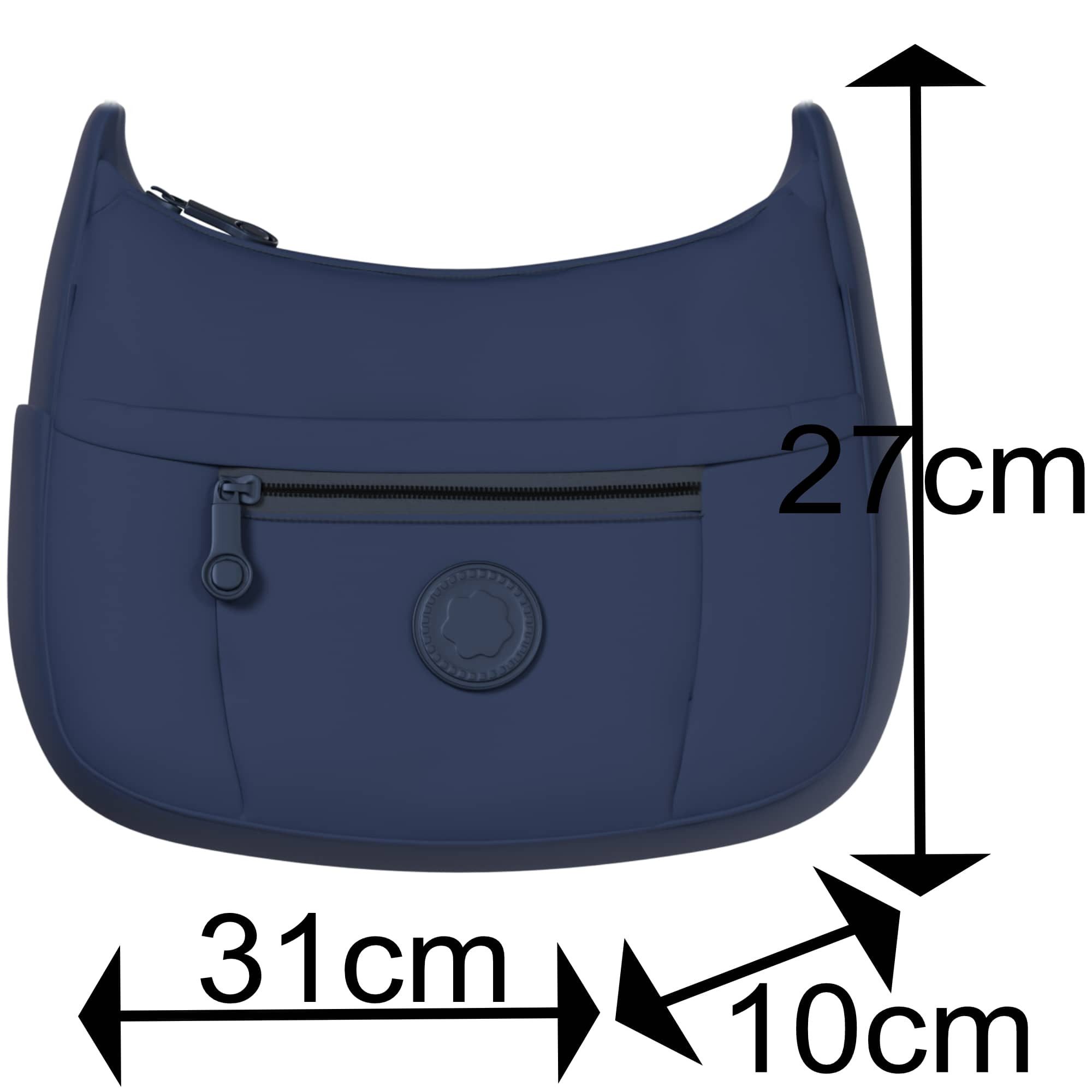 KMISSO Umhängetasche Hand Schulter Tasche Canvas Umhängetasche Vegan Damen Crossbody 30625 (1-tlg), im eleganten Look