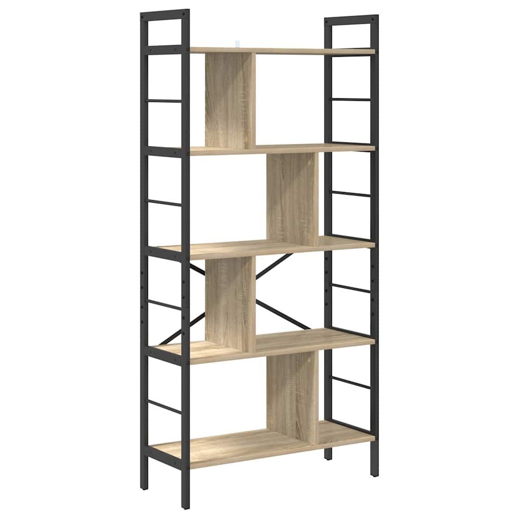 vidaXL Bücherregal Bücherregal 9 Ebenen 75 x 30 x 156 cm Holzwerkstoff, 1-tlg.
