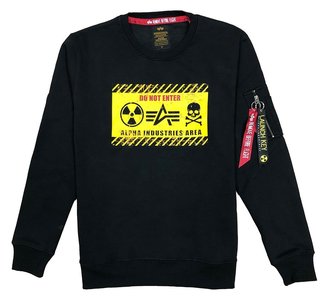 Herren Pullover Alpha Industries Sweater Radioactive (1-tlg)