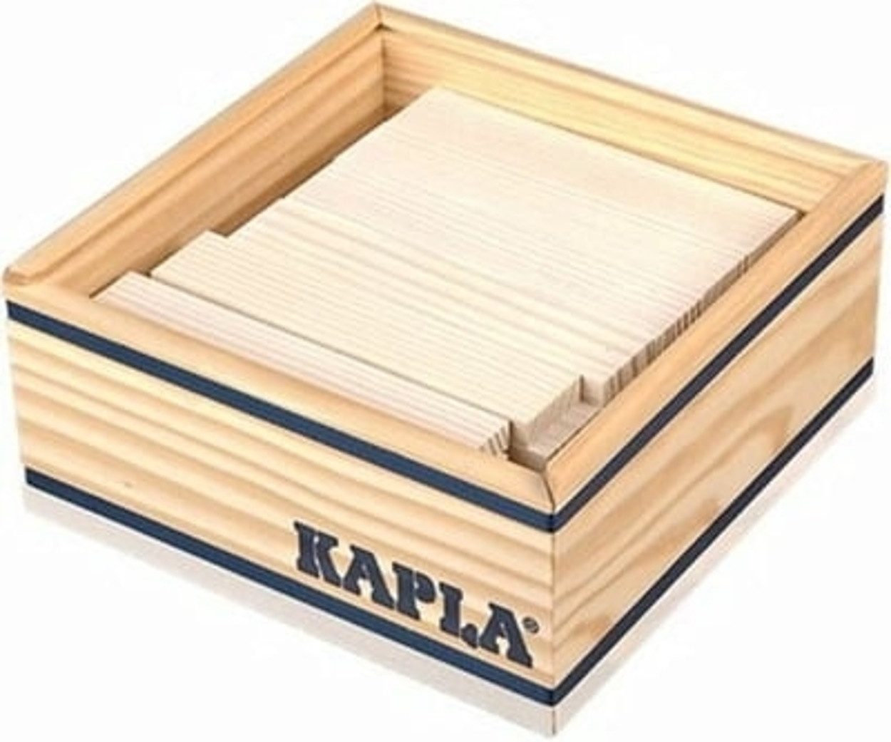KAPLA® Holzbausteine 40 Stück aus Pinienholz in einer Box Spielbausteine
