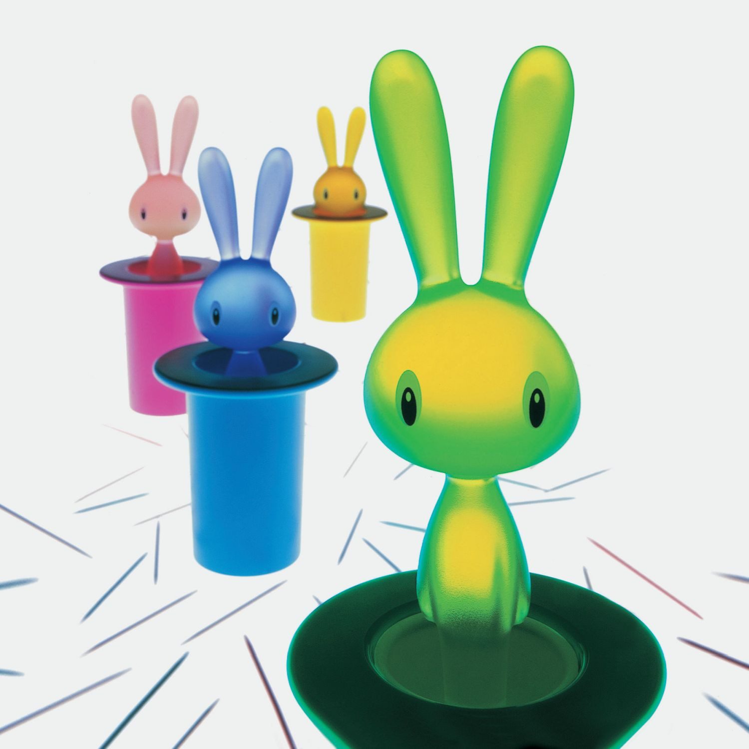 Alessi Zahnstocherspender Magic Bunny Gelb