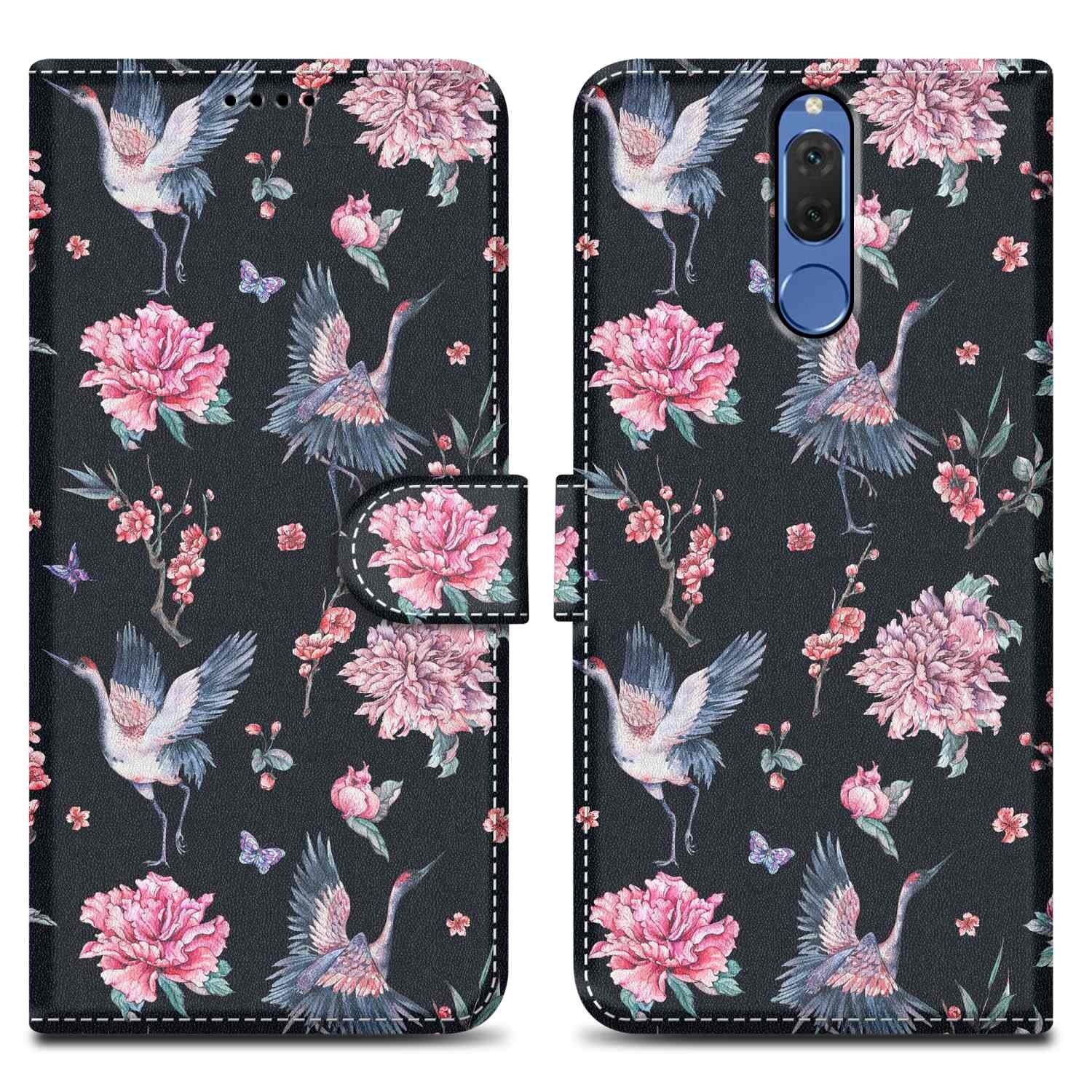 Cadorabo Handyhülle für Huawei MATE 10 LITE / NOVA 2i Hülle Huawei MATE 10 LITE, Handy Schutzhülle - Hülle, Standfunktion, Kartenfach, Magnetverschluss