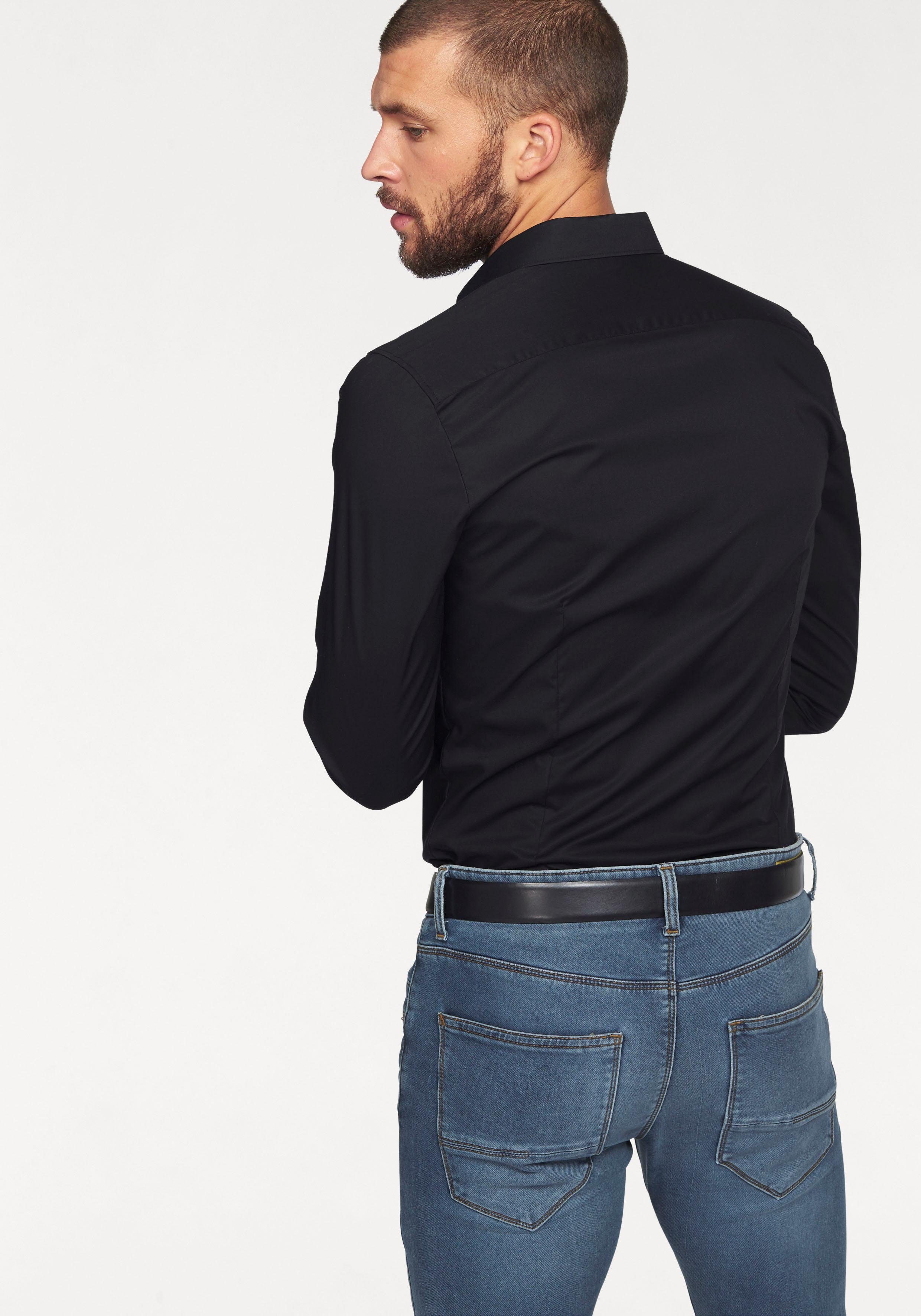 OLYMP Businesshemd No. Six super slim Bügelleicht