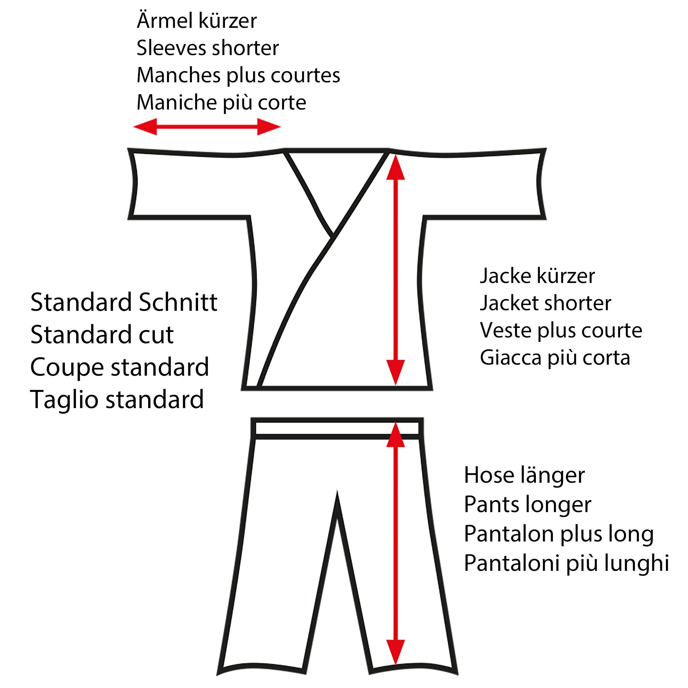 KWON Judoanzug Ju Baumwolle, Einsteigermodell weißen Jugendliche inkl. (3-teilig, Jutsu Anzug Gürtel BW Kinder Mit Schultergurt, 100 100% % Kinder, JUNIOR Junior)