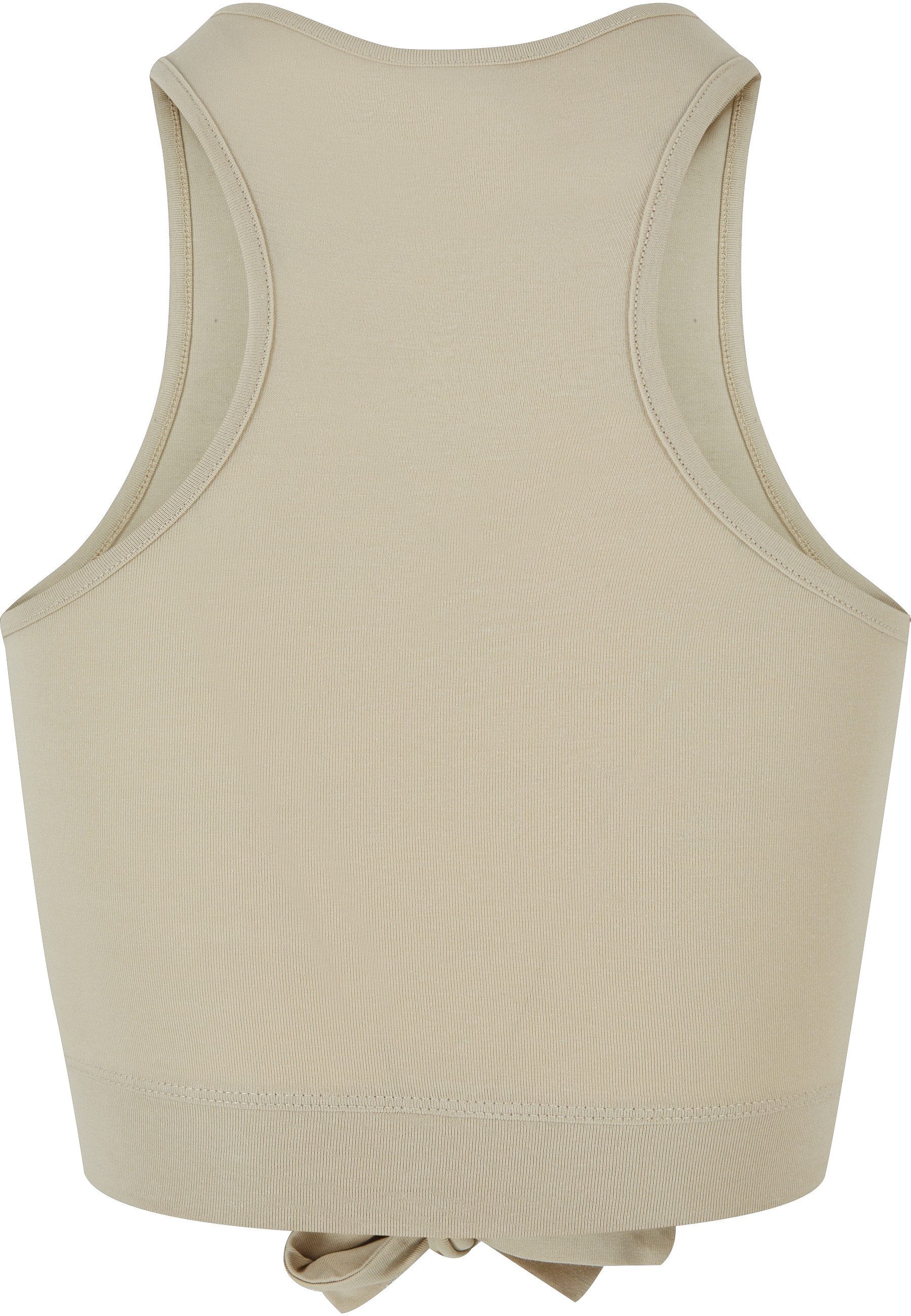 URBAN CLASSICS Muskelshirt Urban Classics Damen Ladies Cropped Knot Top (1-tlg)
