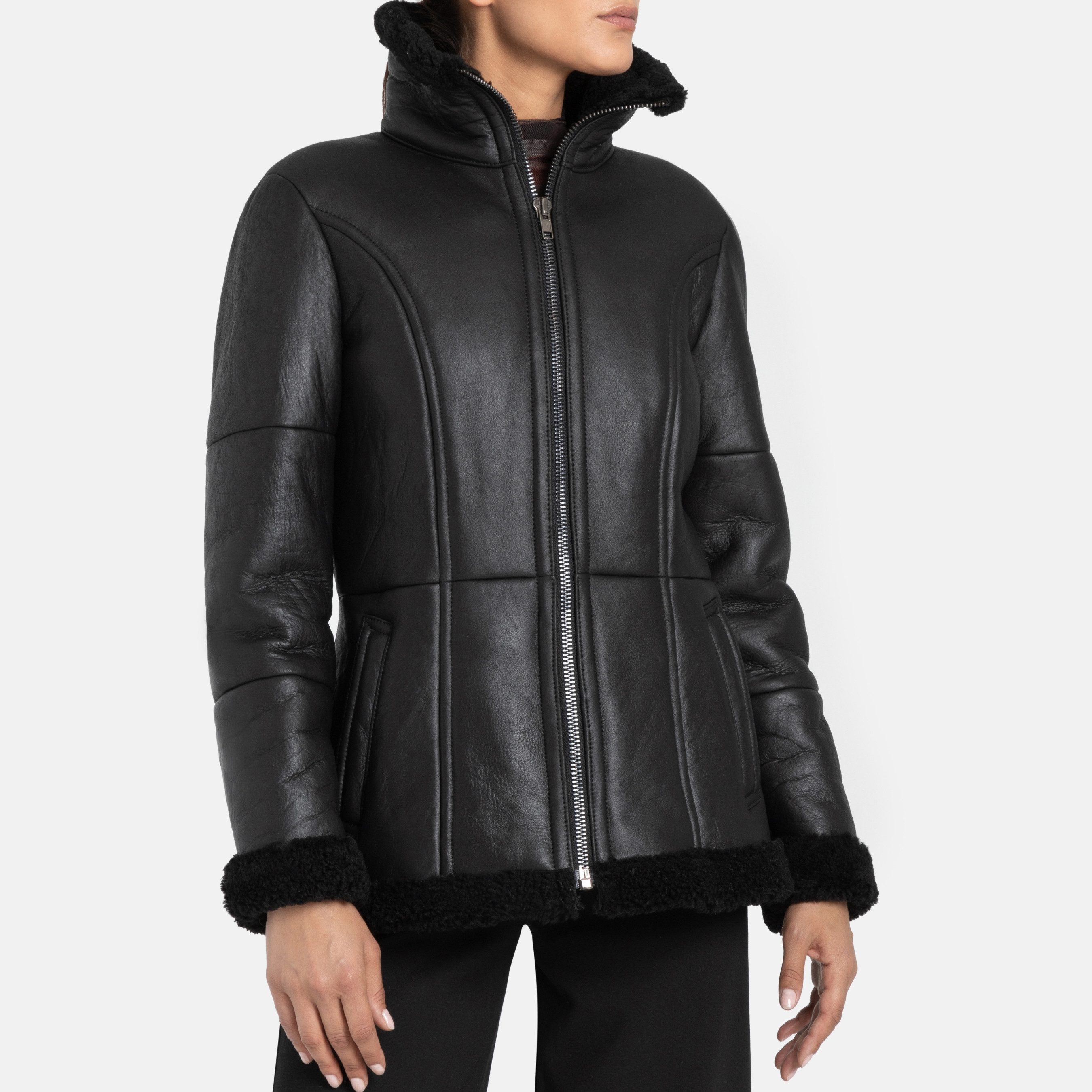 Lederjacke Alma VC
