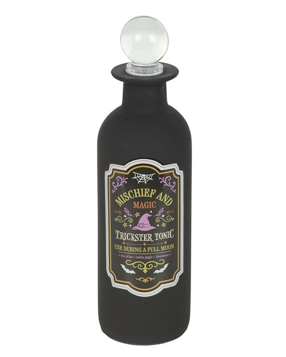 Horror-Shop Dekofigur „Mischief and Magic“ Zaubertrankflasche 19 cm, Ha