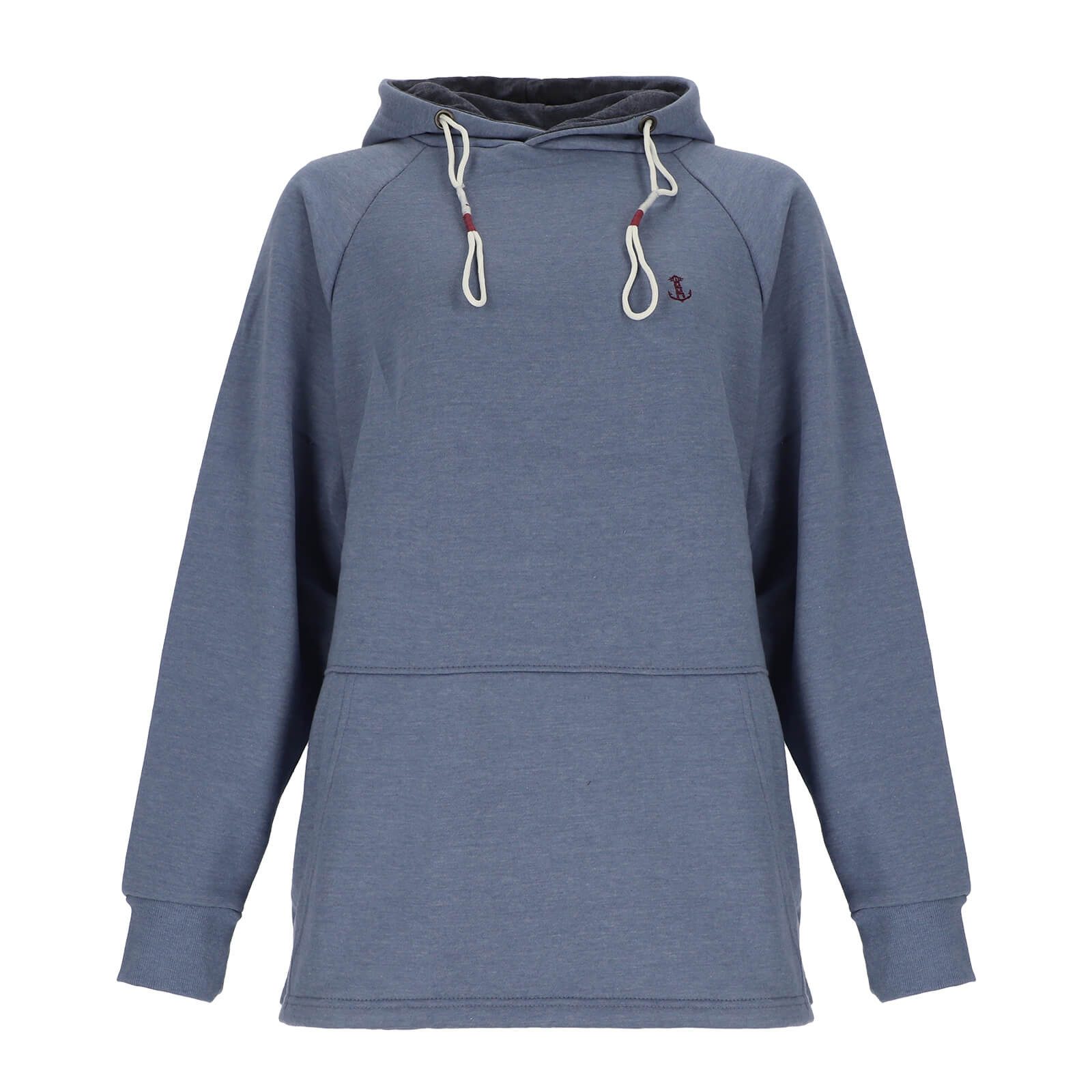 Leitfeuer Kapuzenpullover Damen Sweatpullover Melange-Optik - Modischer Hoo günstig online kaufen