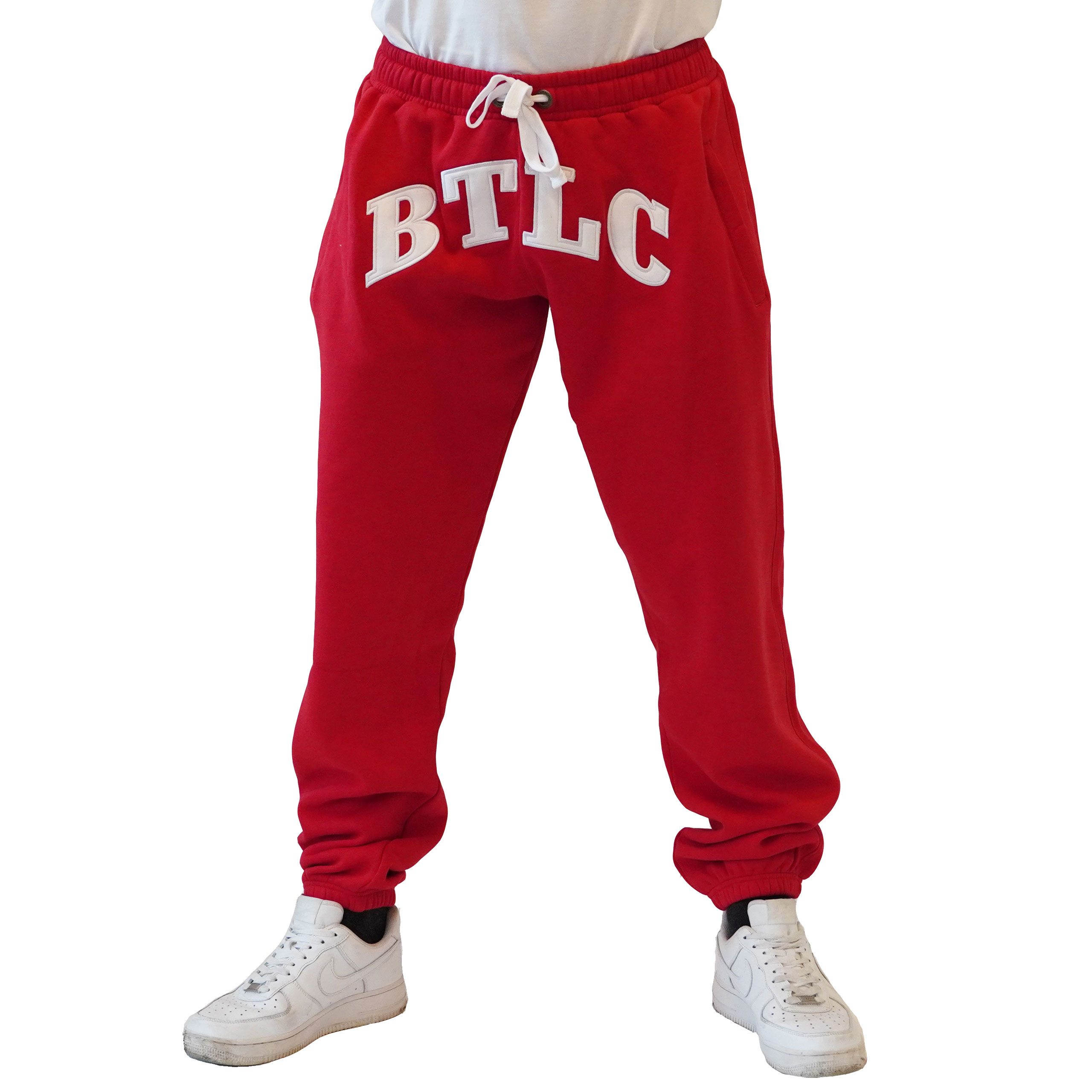 Sporthose Brachial Sporthose "BTLC" vorne rot/weiss