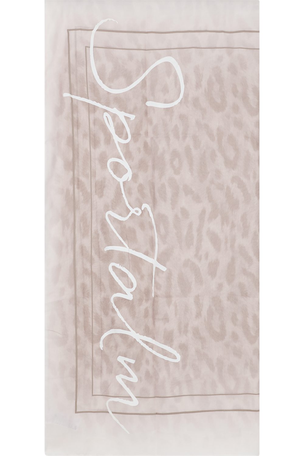 Sportalm Kitzbühel Modeschal Tessa 950219, Leopardenprint mit Sportalm-Wording-Finish
