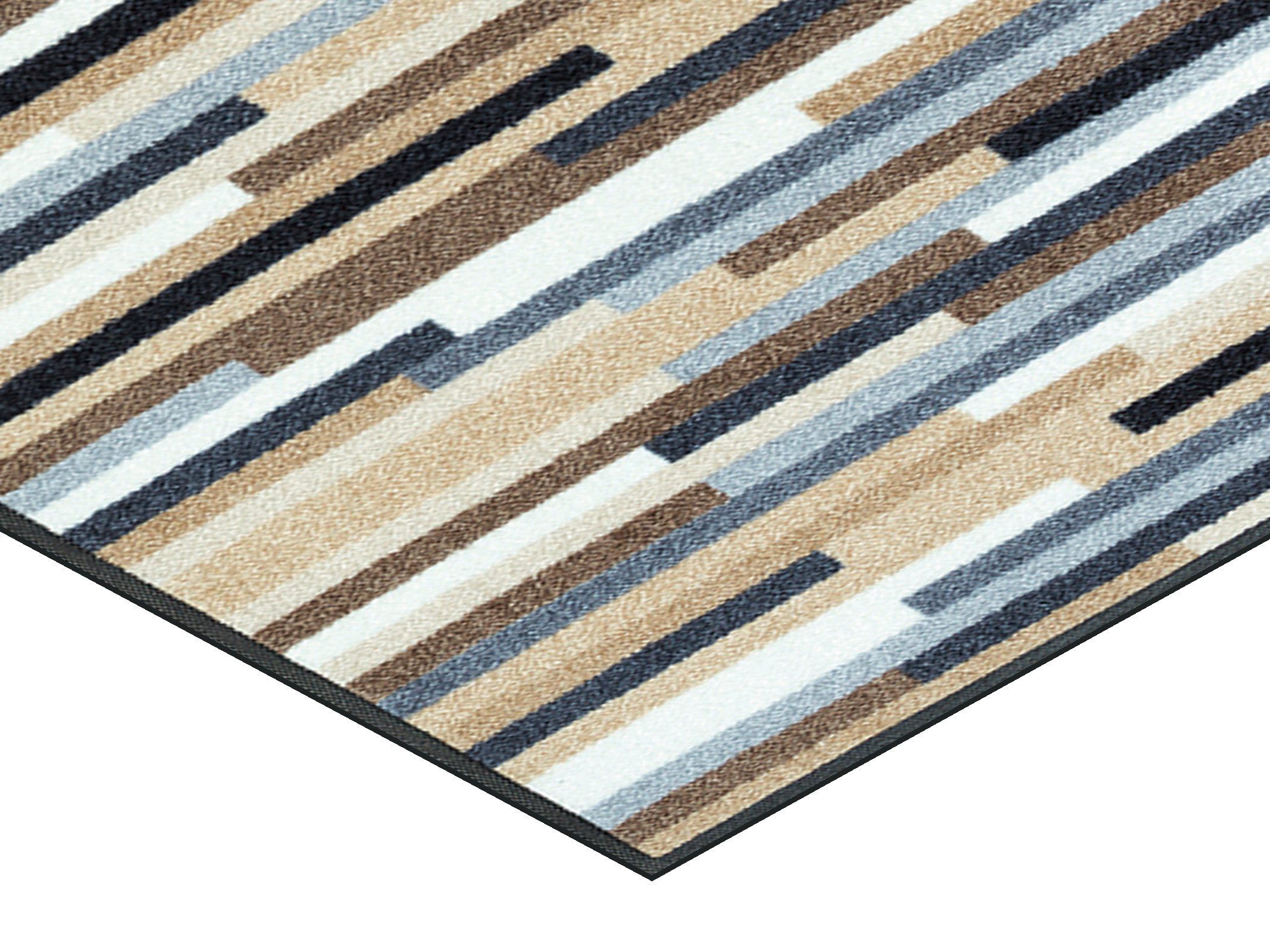 wash+dry by Kleen-Tex Teppich Mikado Stripes, rechteckig, Höhe: 7 mm, modernes Streifen Design, rutschhemmend, waschbar – Bild 5 von 5