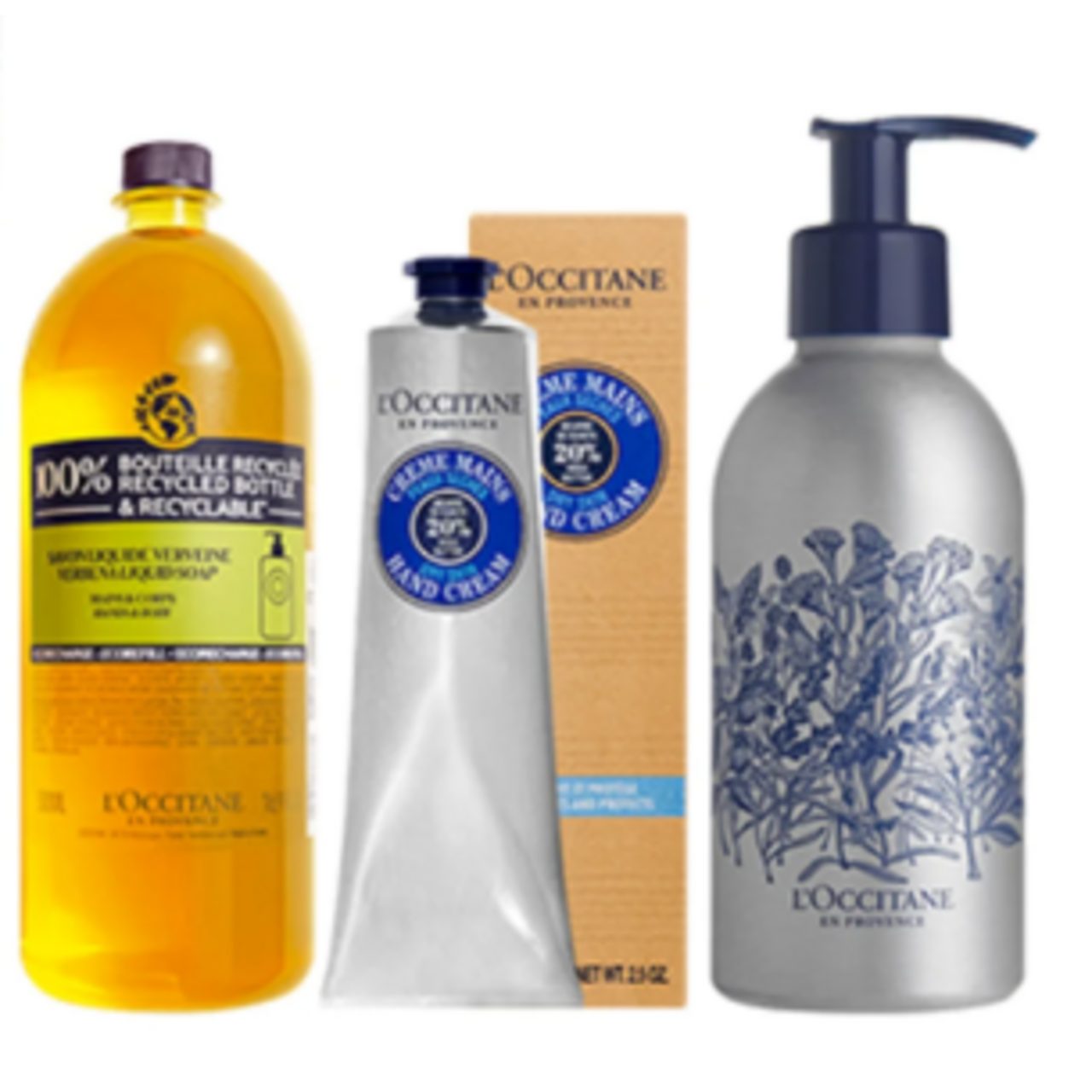Körperpflegemittel Shea Handpflege Set = Öko-Nachfüllpackung Shea Flüssigseife Verbene 50