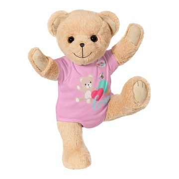 Zapf Creation® Kuscheltier BABY born Bär, mit pinkem Strampler, Teddy mit beweglichen Armen und Beinen