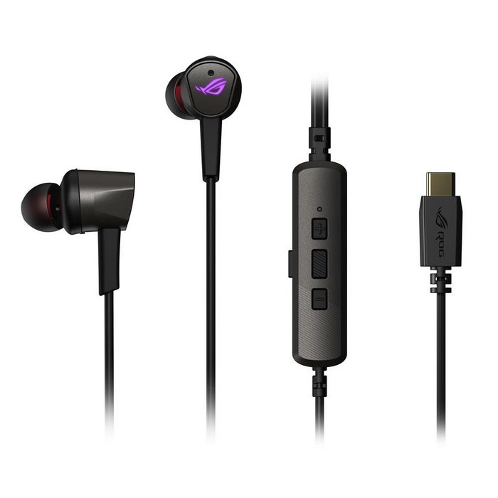 Asus ROG Cetra II In-Ear-Gaming-Kopfhörer In-Ear-Kopfhörer (Active Noise Cancelation ANC LSR USB-C kompatibel mit PCs Notebooks Mobiltelefonen)