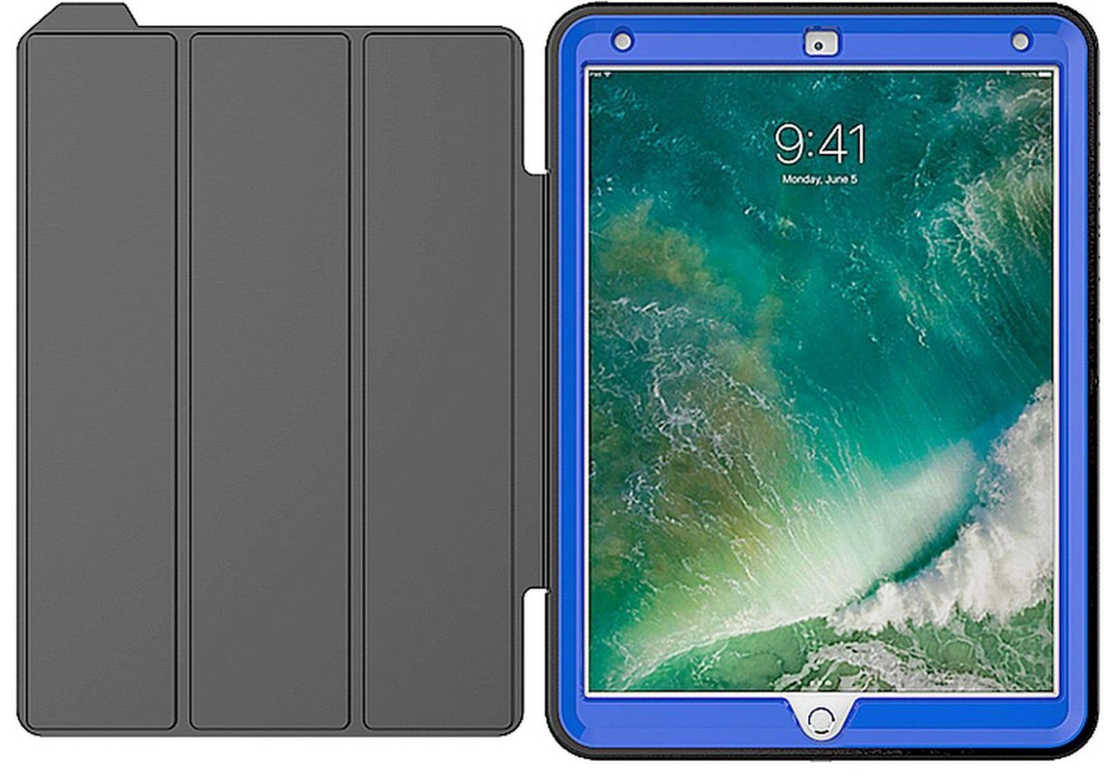 Lobwerk Tablet-Hülle Schutzhülle für Apple iPad Pro 2017 iPad Air 3 2019  10.5 Zoll, Sturzdämpfung, Outdoor
