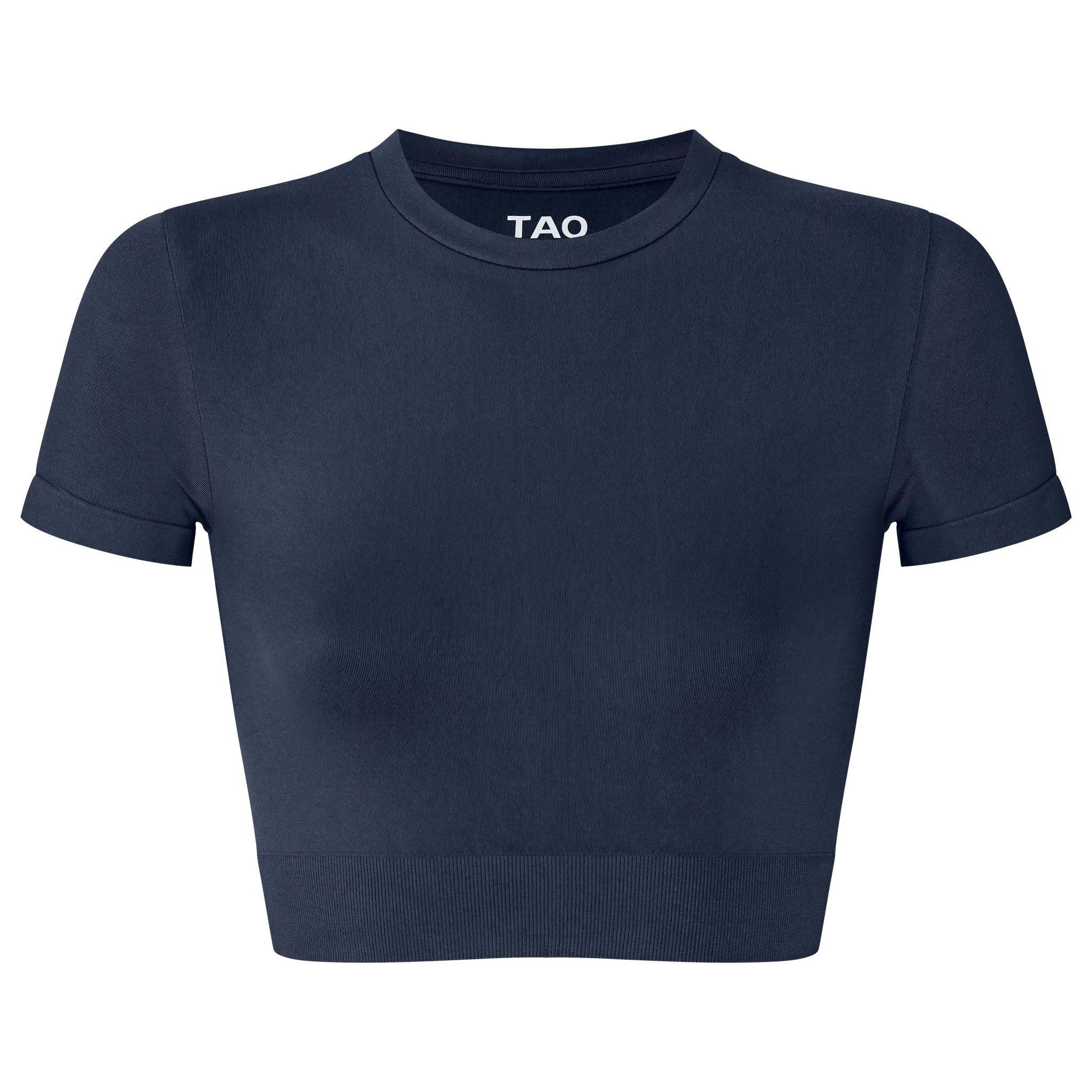 TAO Yoga & Relax Shirt TIGHTY Functional Shortcutted Shirt Optimal für Yoga, Pilates, Fitness und Freizeit