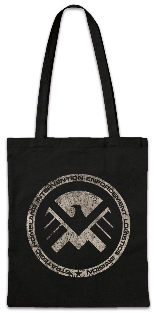 Beuteltasche S.H.I.E.L.D. Vintage Logo 3 Stofftasche Nick SHIELD Fury Hydra Sign