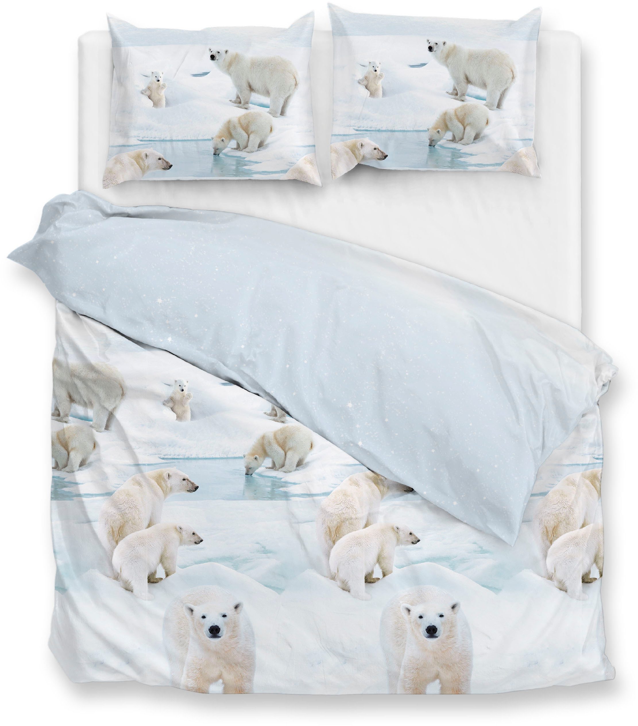 ZO HOME Bettwäsche Polare, Flanell, 1 teilig, Bettwäsche aus 100% Baumwolle, hochwertige Flanell