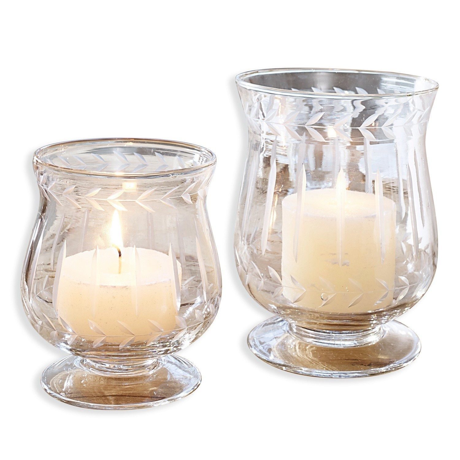 Mirabeau Windlicht Windlicht 2er Set Moon klar (2er Set, 2er Set)
