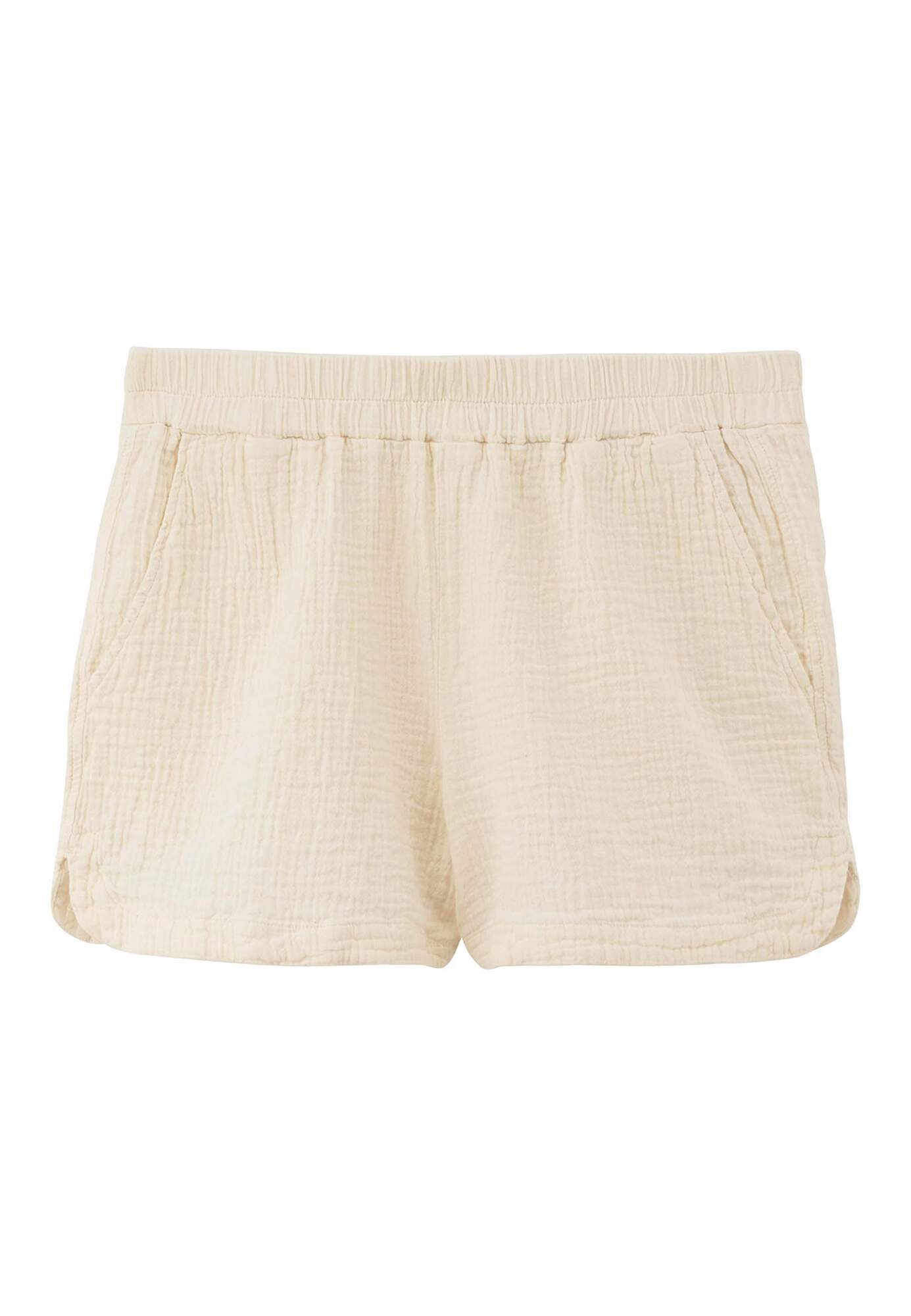 Hessnatur Schlafhose Musselin Regular aus reiner Bio-Baumwolle (1-tlg)