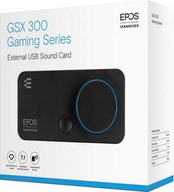 EPOS, Sennheiser GSX 300 Externe Soundkarte Audioverstärker (mit 7.1 Surround Sound)
