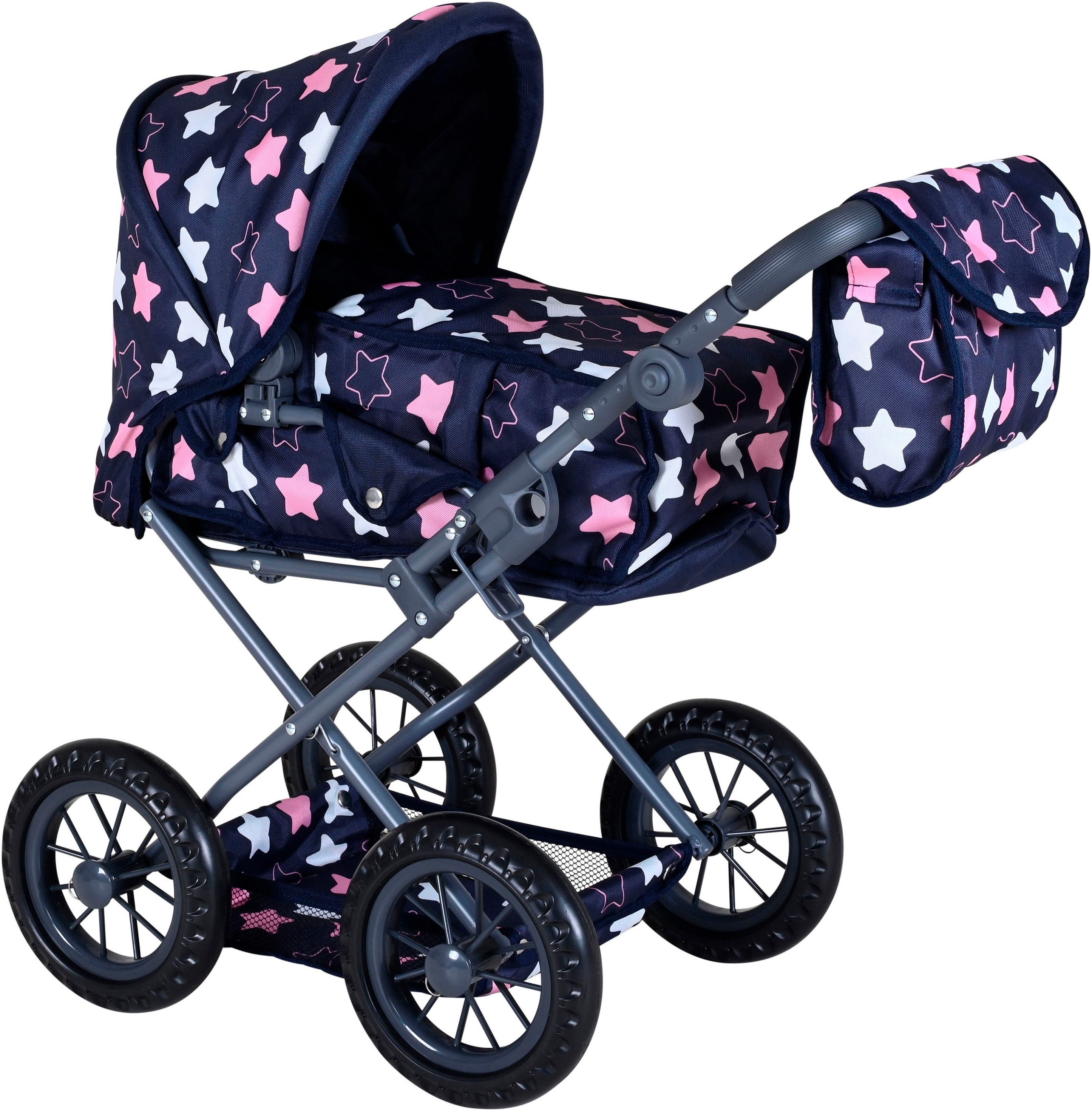 Knorrtoys® Kombi-Puppenwagen Ruby, mit Wickeltasche günstig online kaufen