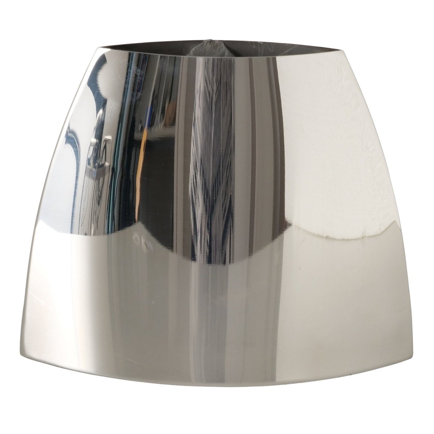 BOLTZE GRUPPE GmbH Dekovase Boltze, Vase Emanuel Edelstahl Glanz Höhe 15.5 cm, 2080515 (1 St)