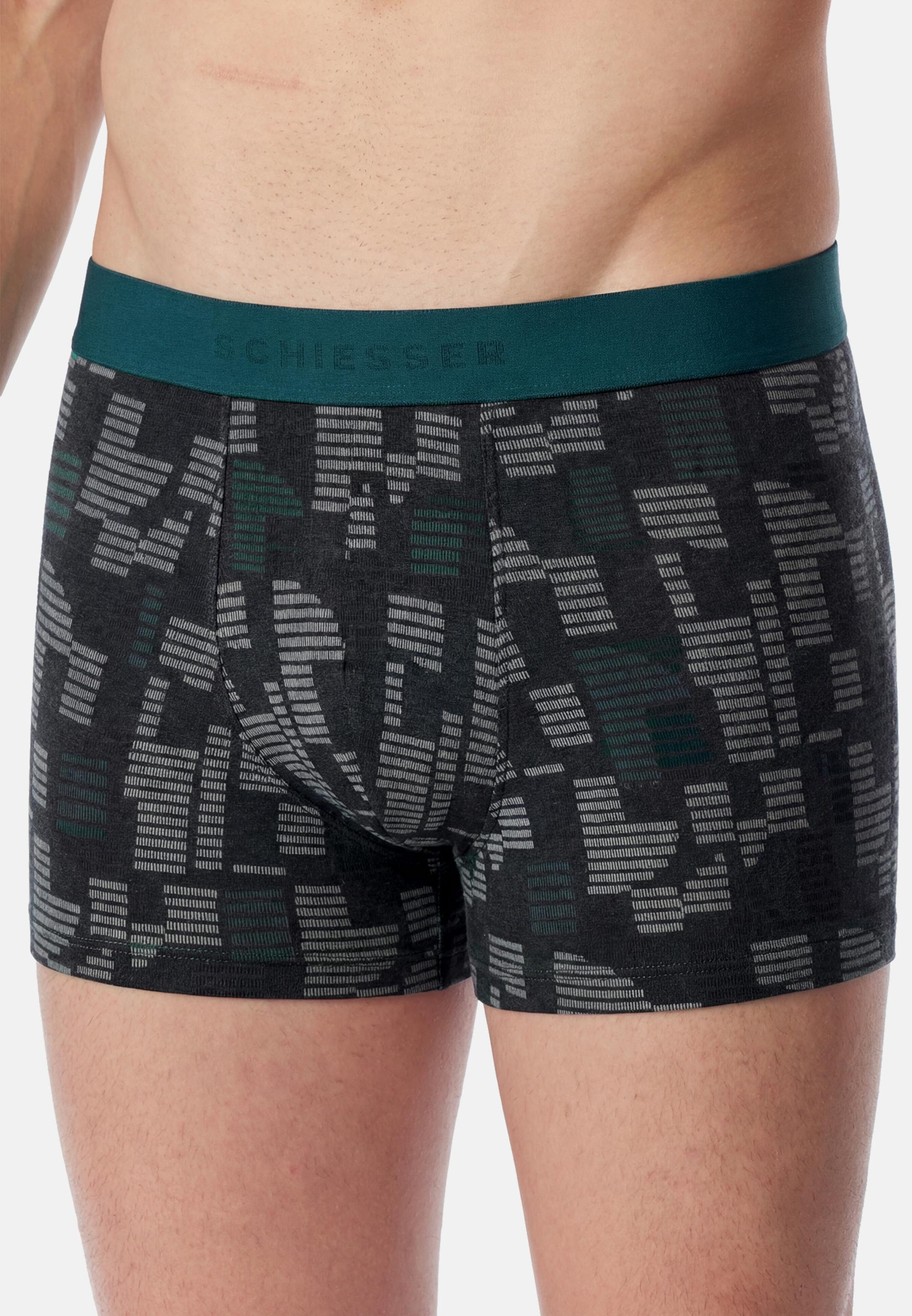 Schiesser Retro Boxer 3er Pack 95/5 Cotton (Spar-Set, 3-St) Retro Short / Pant - Baumwolle - ohne Eingriff - Atmungsaktiv – Bild 2 von 5