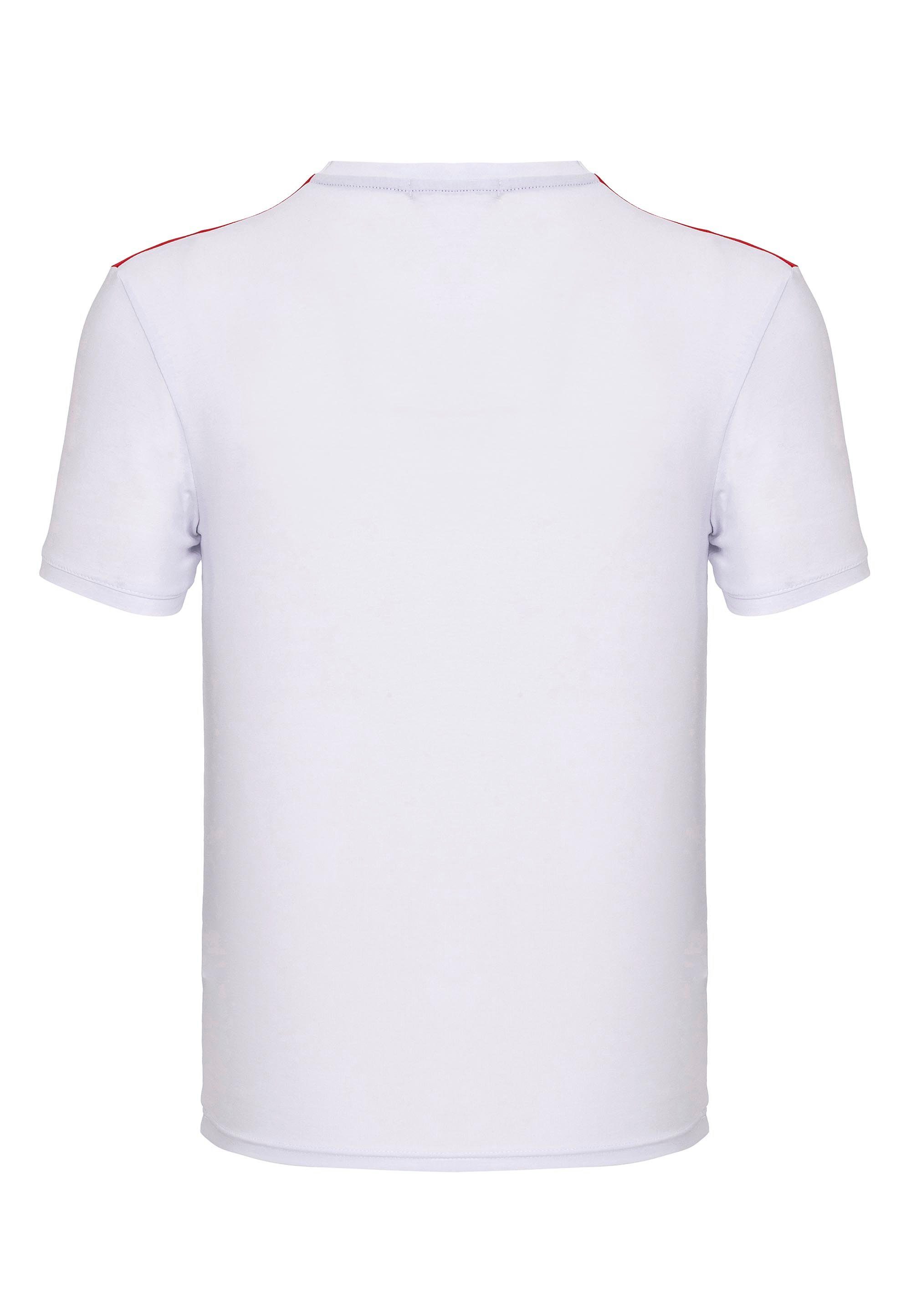 Milwaukee T-Shirt Stay-True-Print RedBridge mit weiß-mehrfarbig lockerem