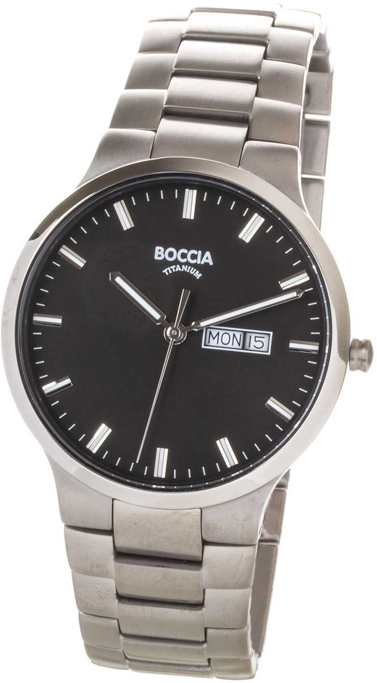 Boccia Quarzuhr Herrenuhr - Boccia Modell: 3649-03