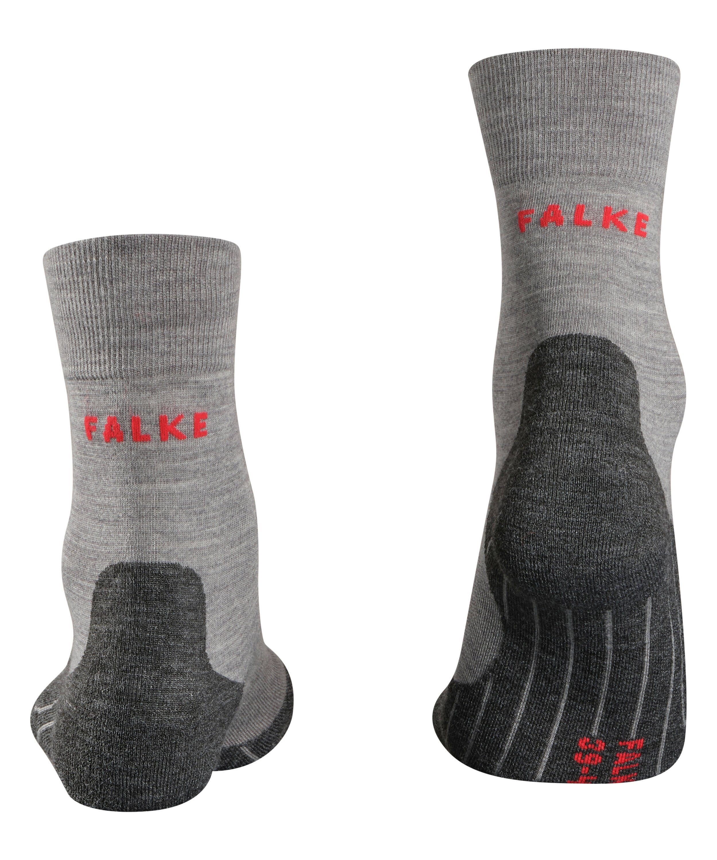 FALKE Laufsocken RU4 Endurance Wool Socken (1-Paar) leichte Laufsocke mit mittlerer Polsterung