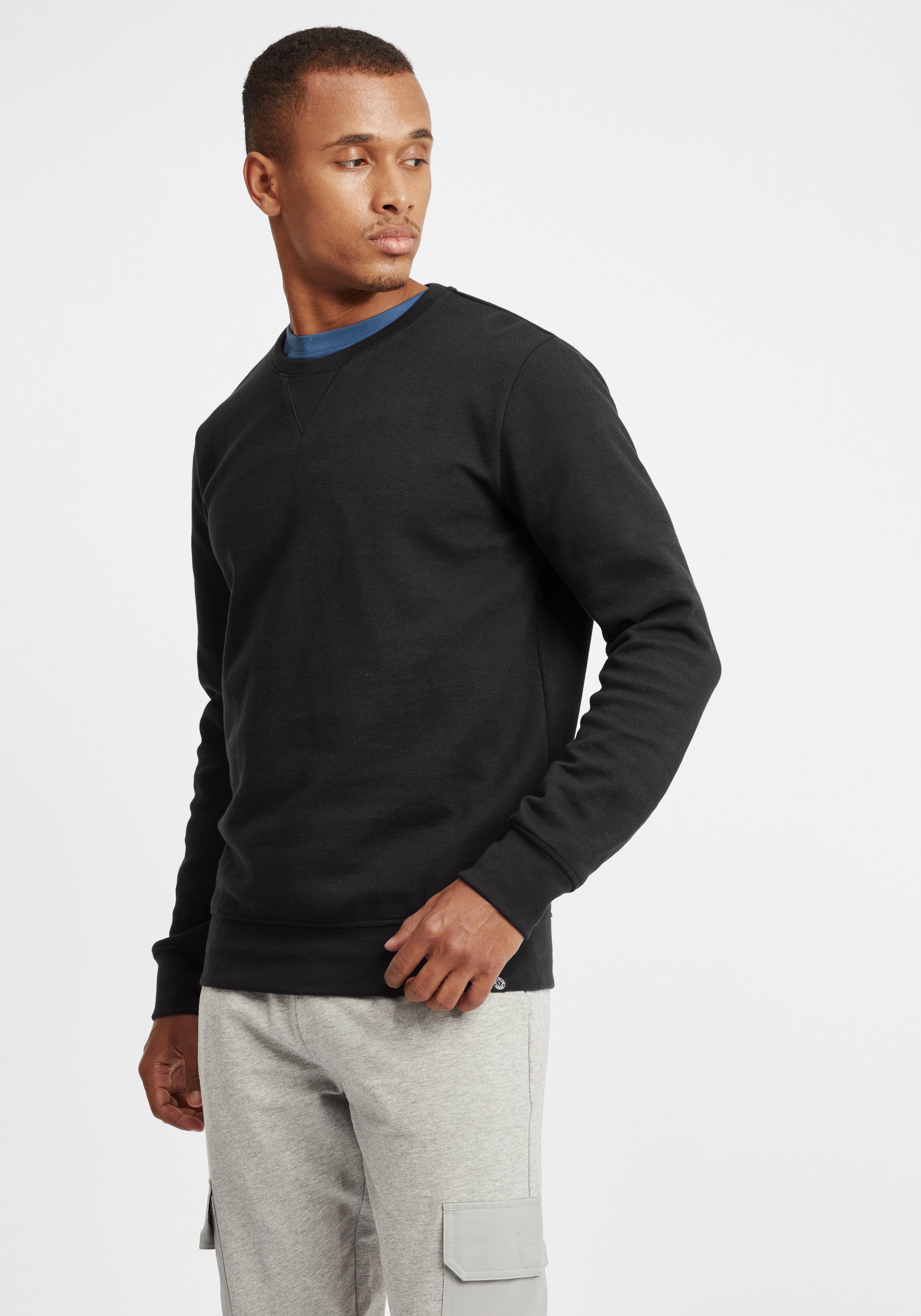 !Solid Sweatshirt SDTemet Sweatpulli Black (194007)