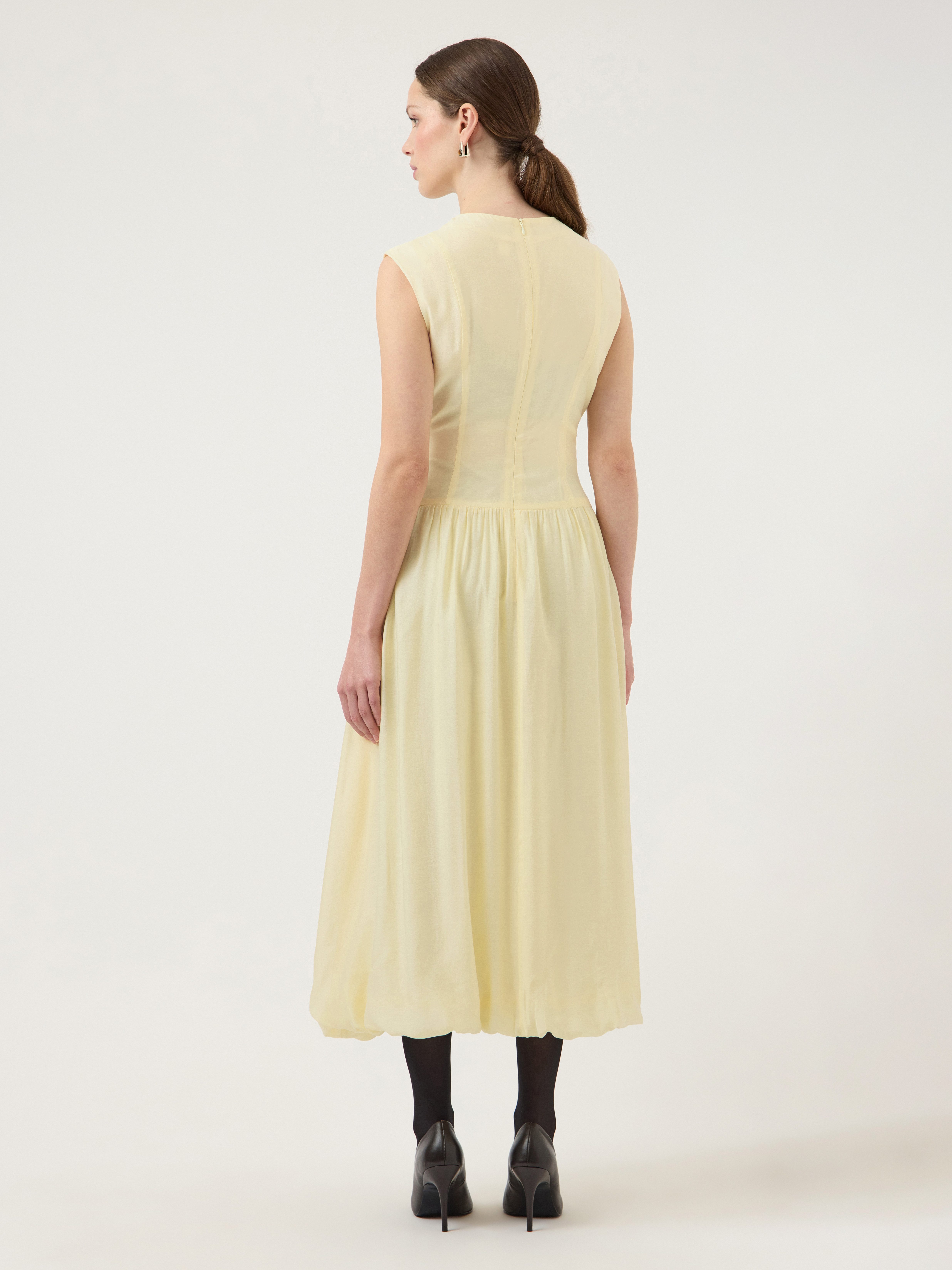 Y.A.S Sommerkleid YASKRISSI SL BUBBLE HEM LONG DRESS NOOS