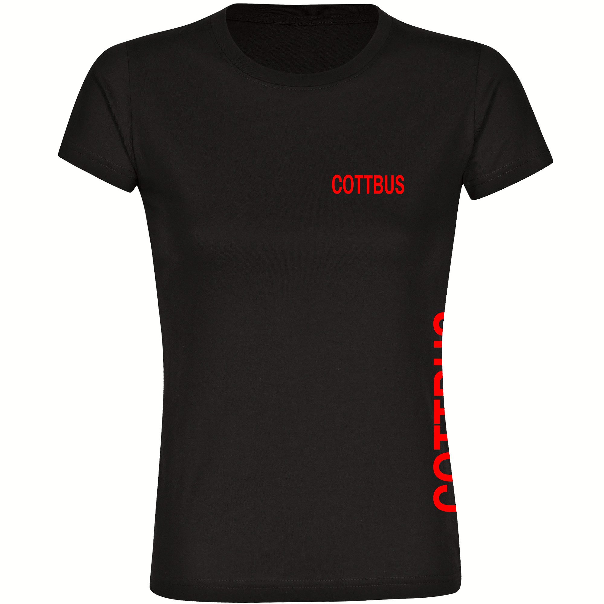 multifanshop T-Shirt Damen Cottbus - Brust günstig online kaufen