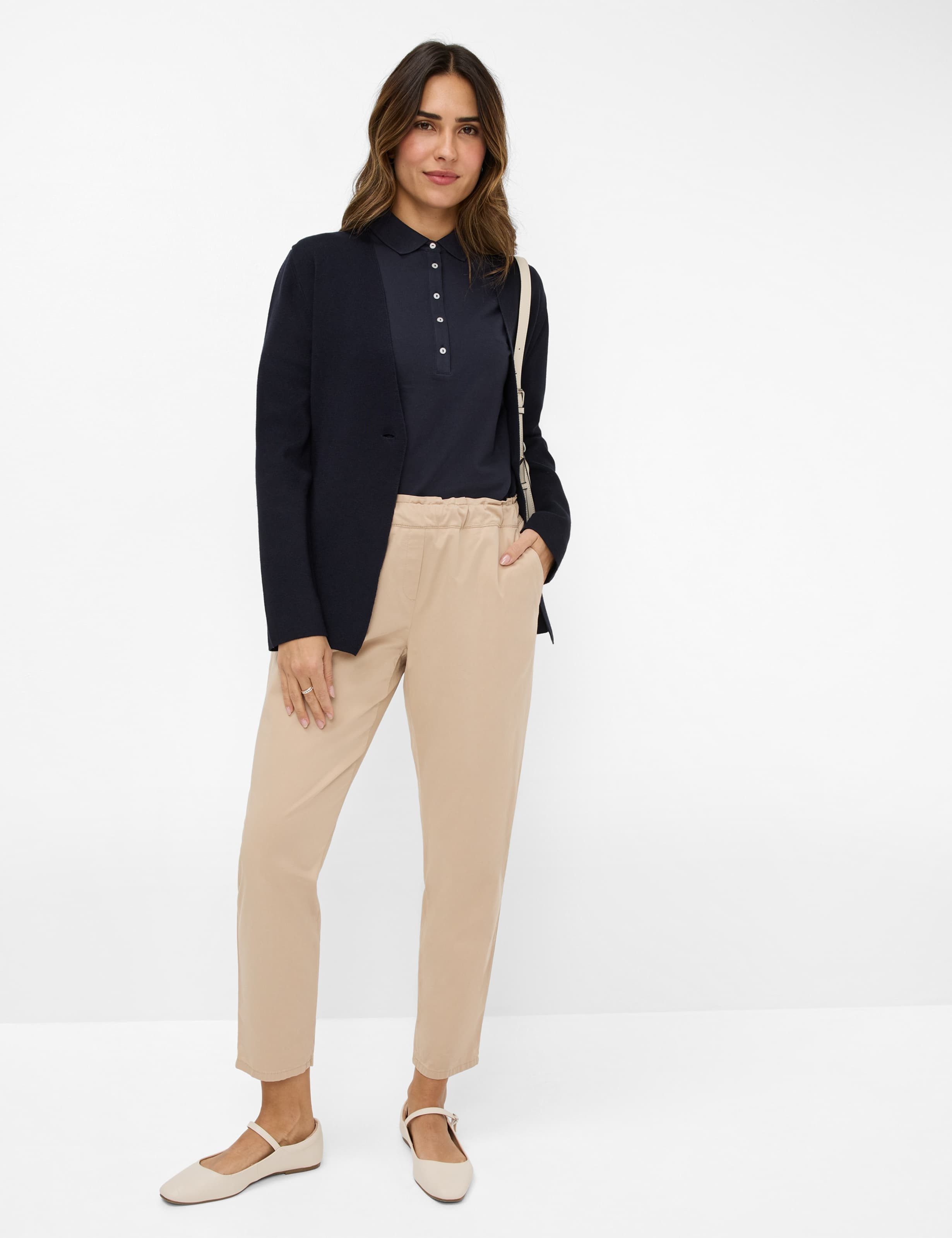 BRAX Damen Chino Hose Style Mara S Ultralight - Slim Fit, 7/8-Länge, Baumwollmix