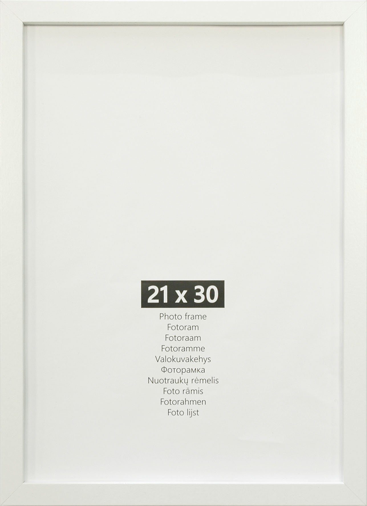 15 (DIN 15er, cm 5x andas (DIN + 4x 10x15 3x A5) 3x 15x20 + 13x18 + Weiß A4) St), (Set, Bilderrahmen-Set Bilderrahmen 21x30