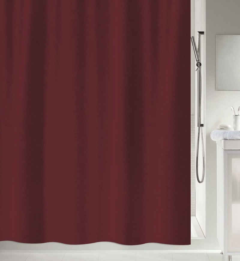 spirella Duschvorhang »PRIMO« Breite 120 cm, Anti-Schimmel Textil-Duschvorhang, Polyester, 120x200 cm, waschbar