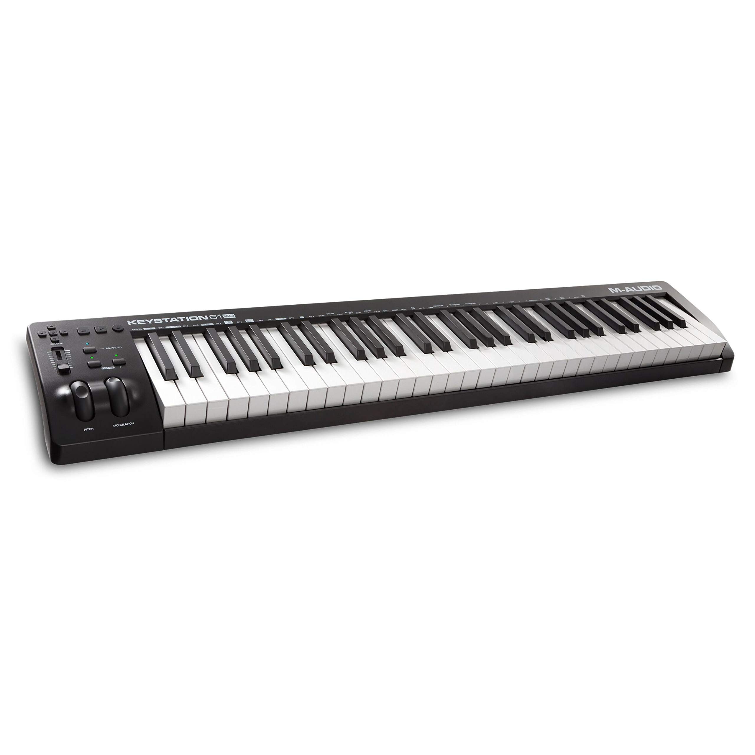 M-AUDIO Masterkeyboard (Masterkeyboards, MIDI-Keyboard 61), Keystation 61 Mk3 - Midi Keyboard