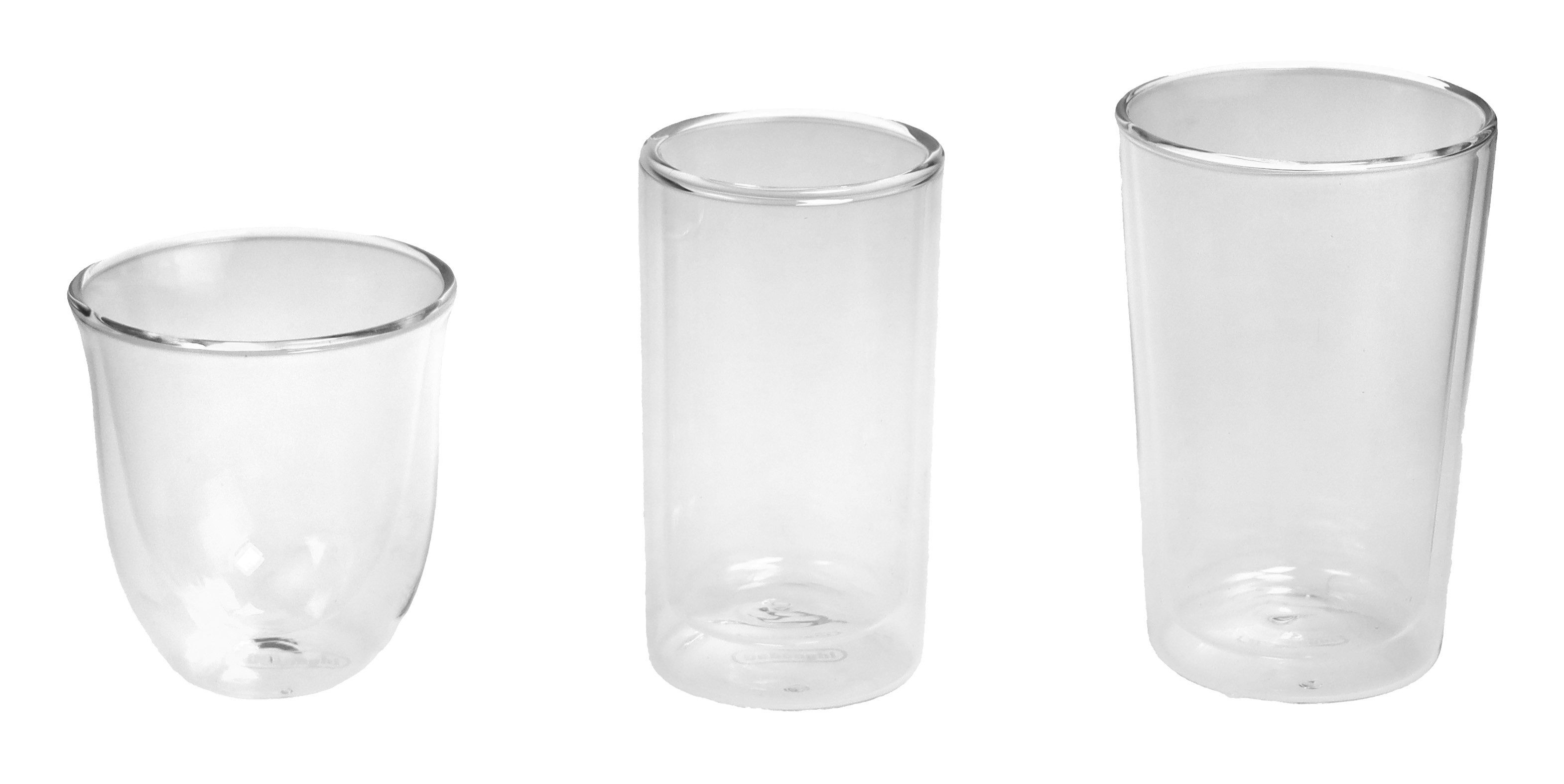De'Longhi Gläser-Set Delonghi AS00004620 DLSC326 Hot&Cold Kollektion doppelwandige Thermogl