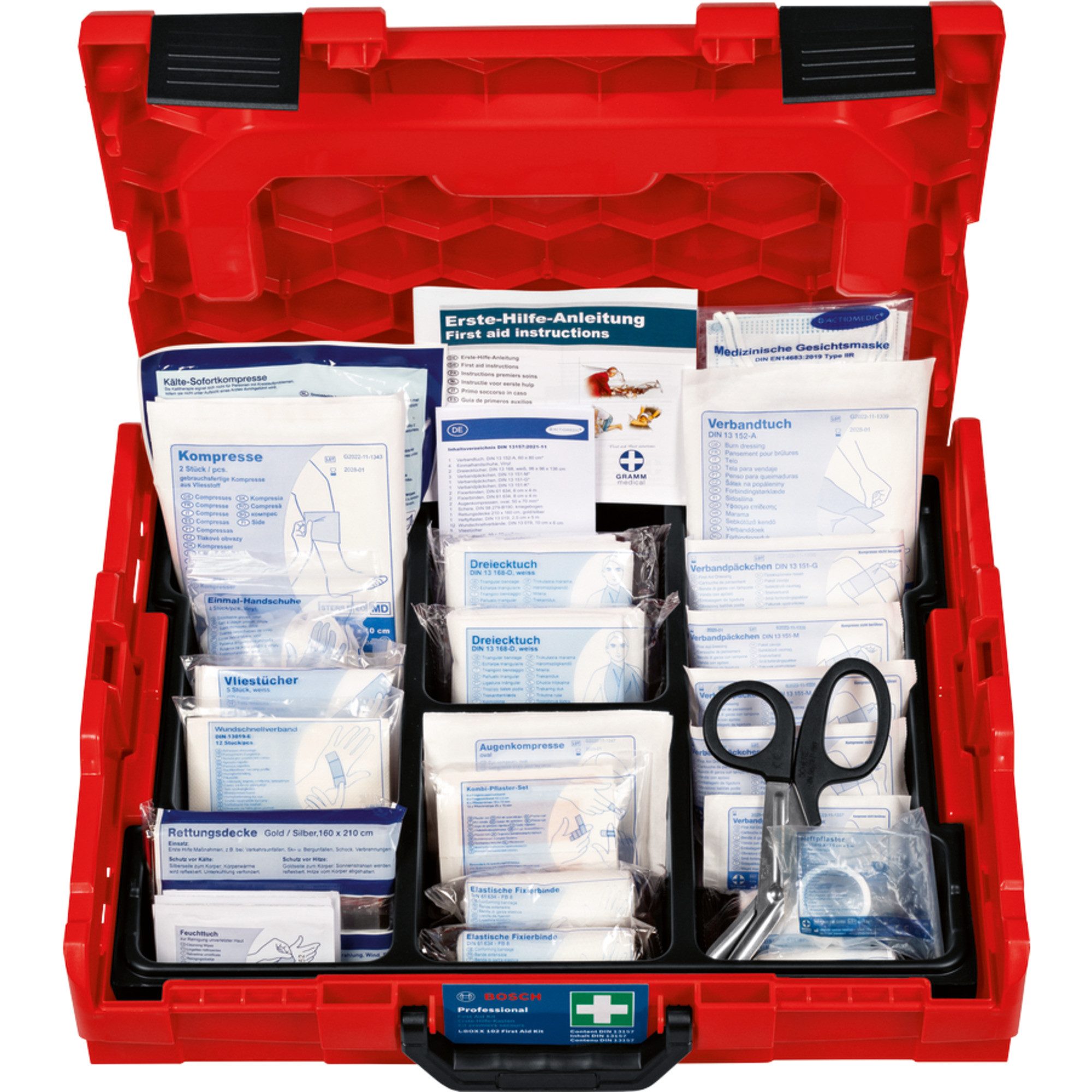 Bosch Professional Werkzeugkoffer Bosch Professional DIN-konformes Erste-Hilfe-Set