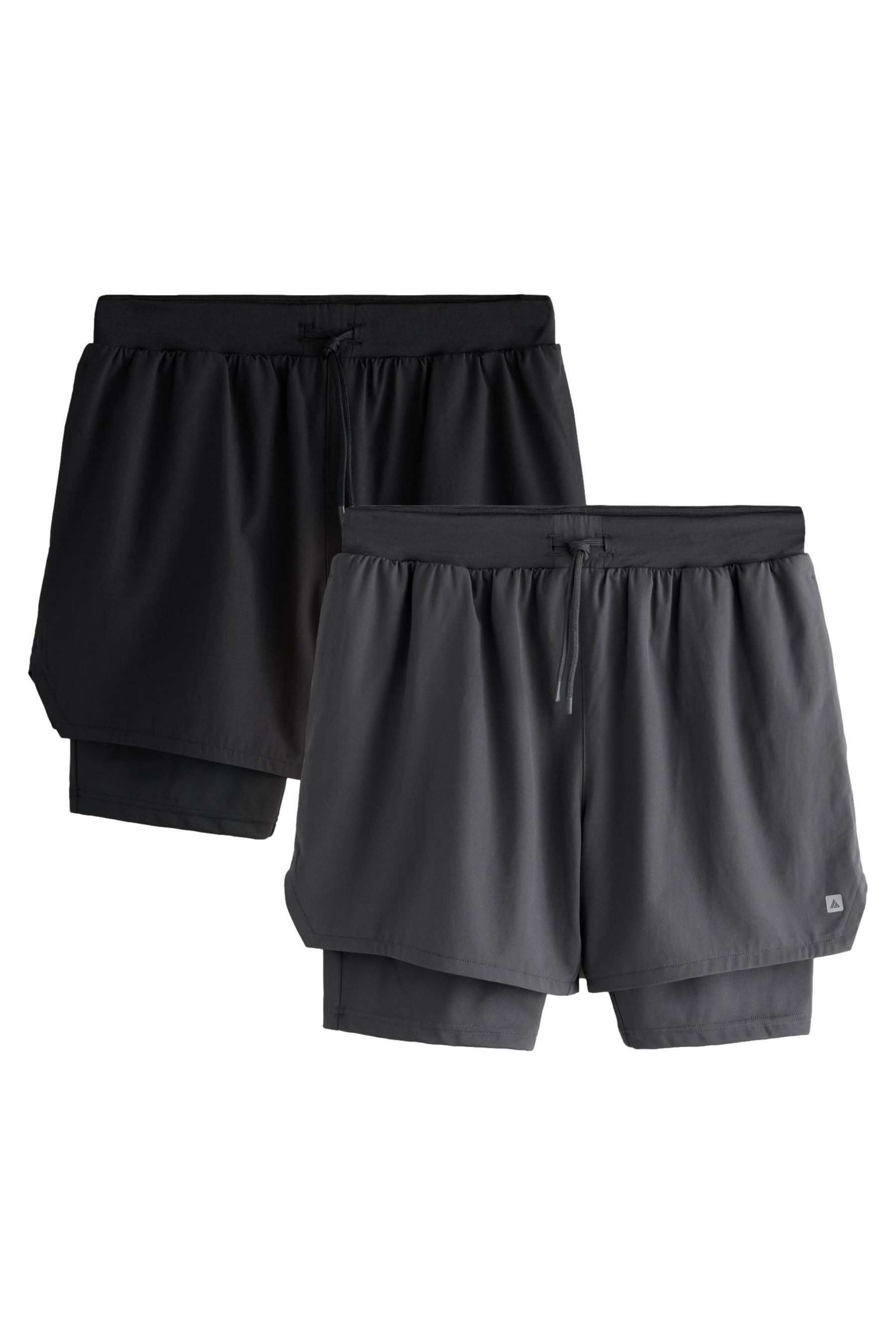Funktionsshorts Active 2-in-1 Shorts, 2er-Pack