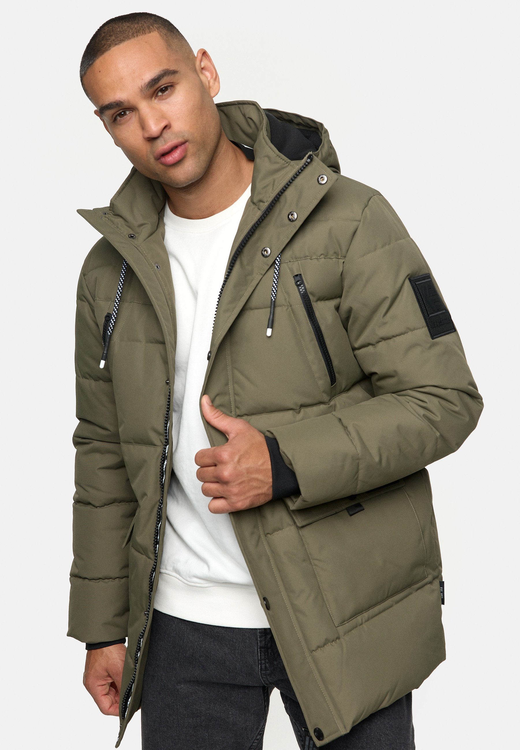 Indicode Steppjacke Herren INWess Herrenjacke Daunen-Optik günstig online kaufen
