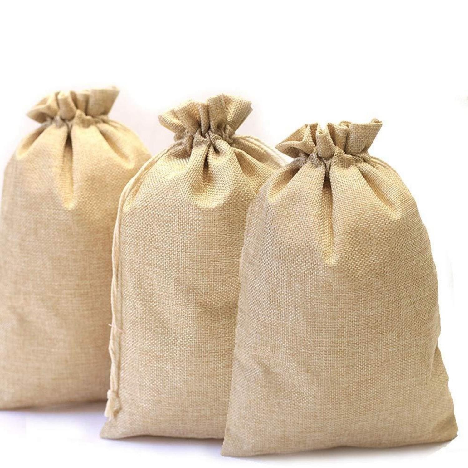 LuxusKollektion befüllbarer Adventskalender Jutesäckchen 12Stk 20x30cm Adventskalender Hochzeit