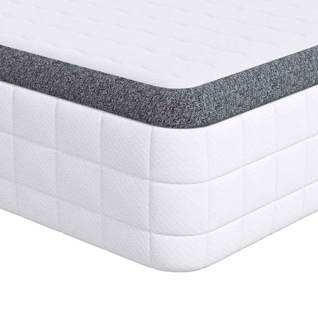 Boxspringmatratze Matratze 2 pcs Weiß und Grau 60 x 200 cm Bonell Feder, vi günstig online kaufen