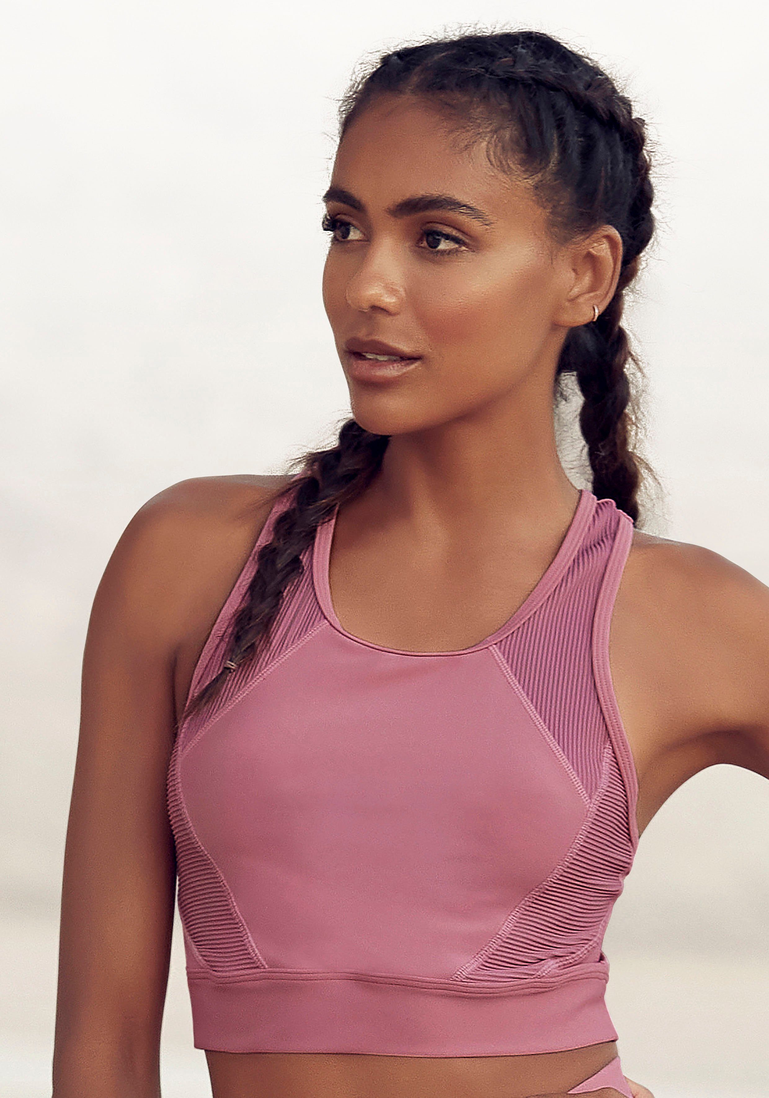 LASCANA ACTIVE Funktionsshirt mit Mesheinsatz günstig online kaufen