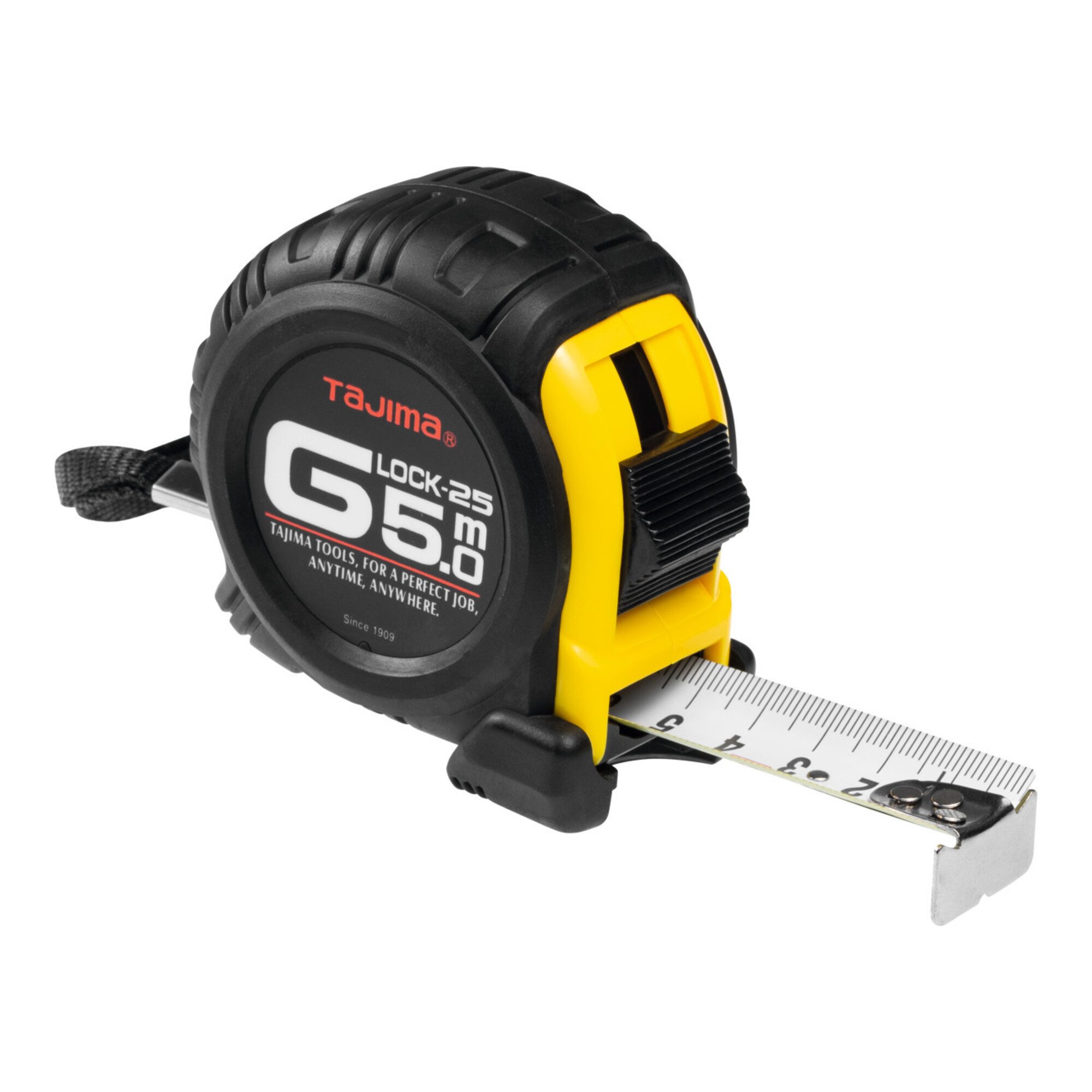Tajima Tajima Rollbandmaß mit extrastarkem Gehäuseschutz, Bandlänge: 3 m