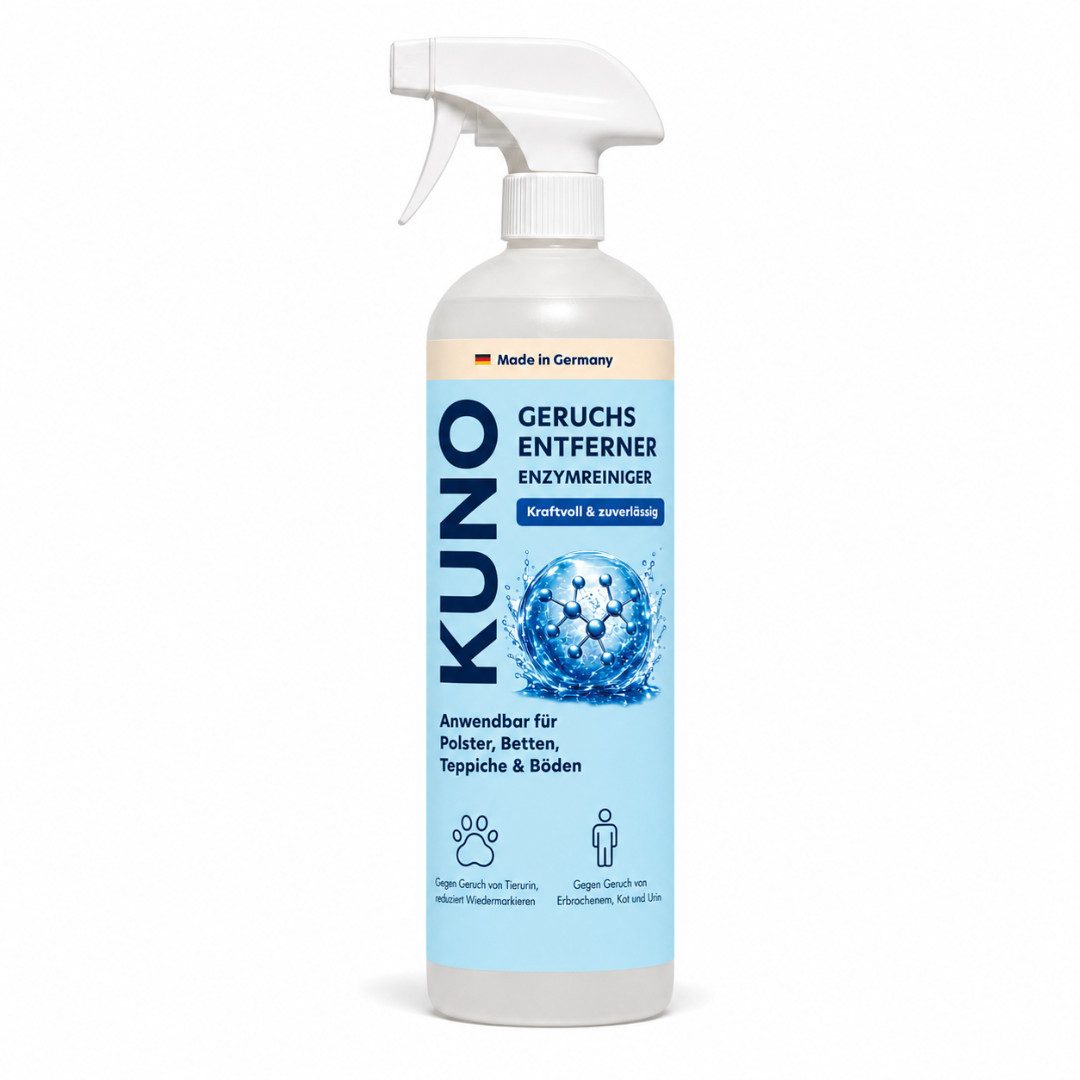 Kuno Geruchsentferner KUNO Geruchsentferner Enzymreiniger 750ml - gegen Tierurin (1-St., 1x 750 ml Geruchsentferner), Geruchsentferner