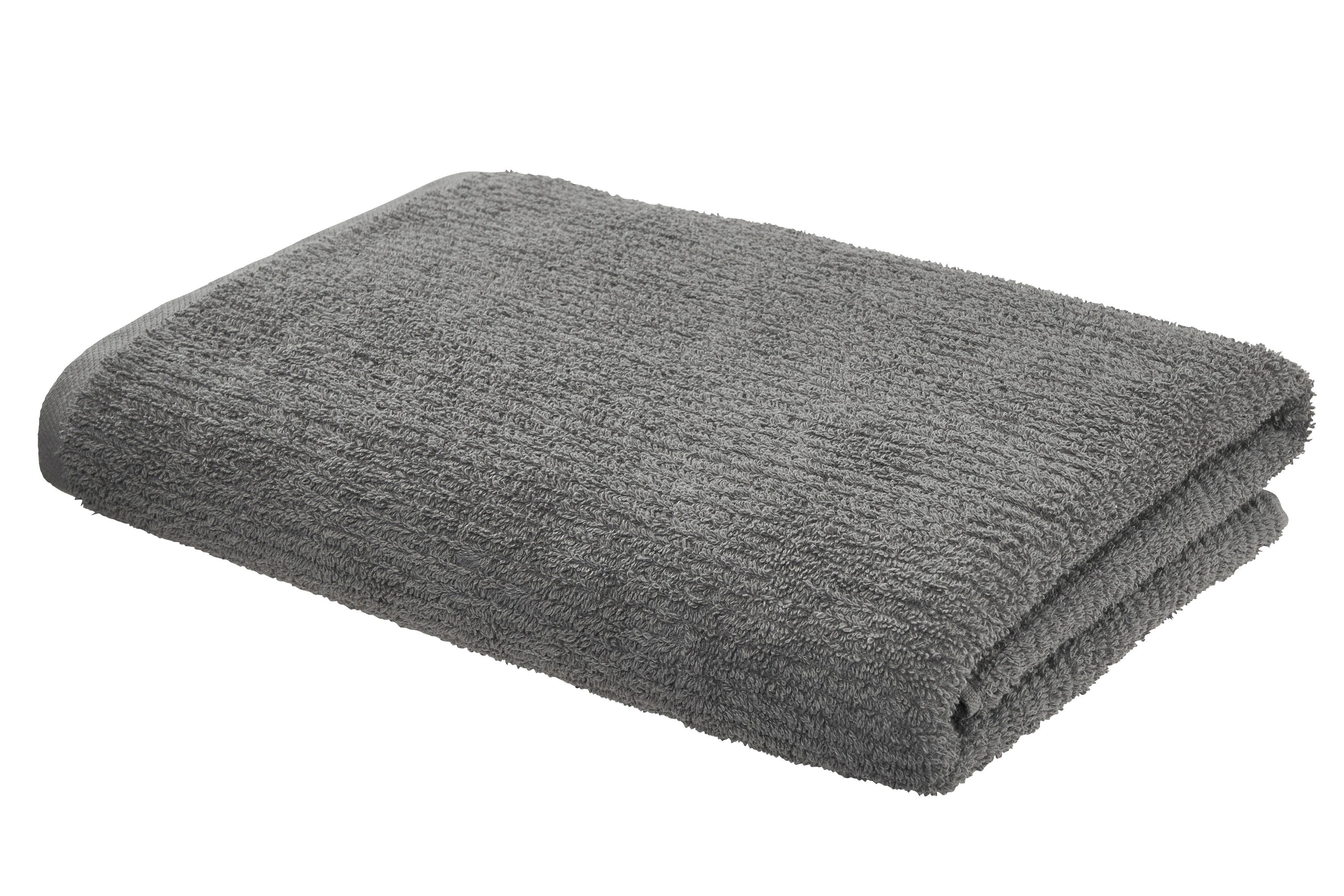 OTTO home Badetuch Riva, 80x150, Premium Handtücher, 500 gr/m², Webfrottier (1-St), Hoch-Tief-Struktur, Streifen, weich, 5 Jahre Garantie