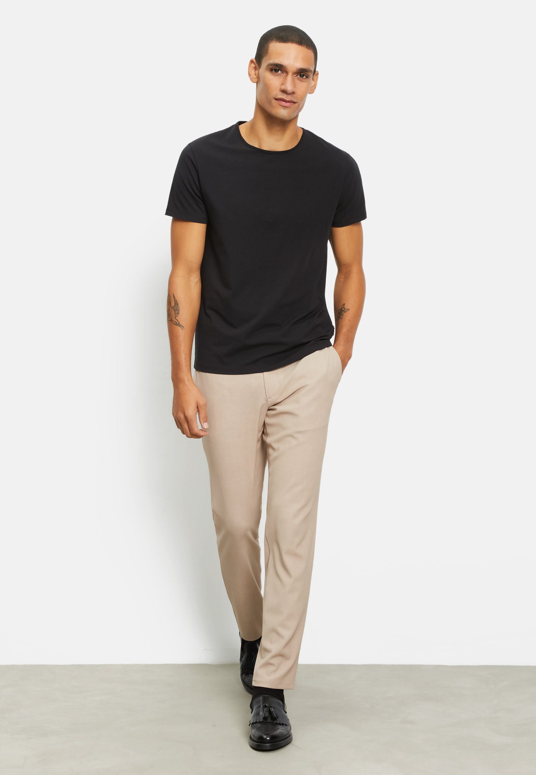 OLYMP T-Shirt OLYMP Casual Wirk, T-Shirt