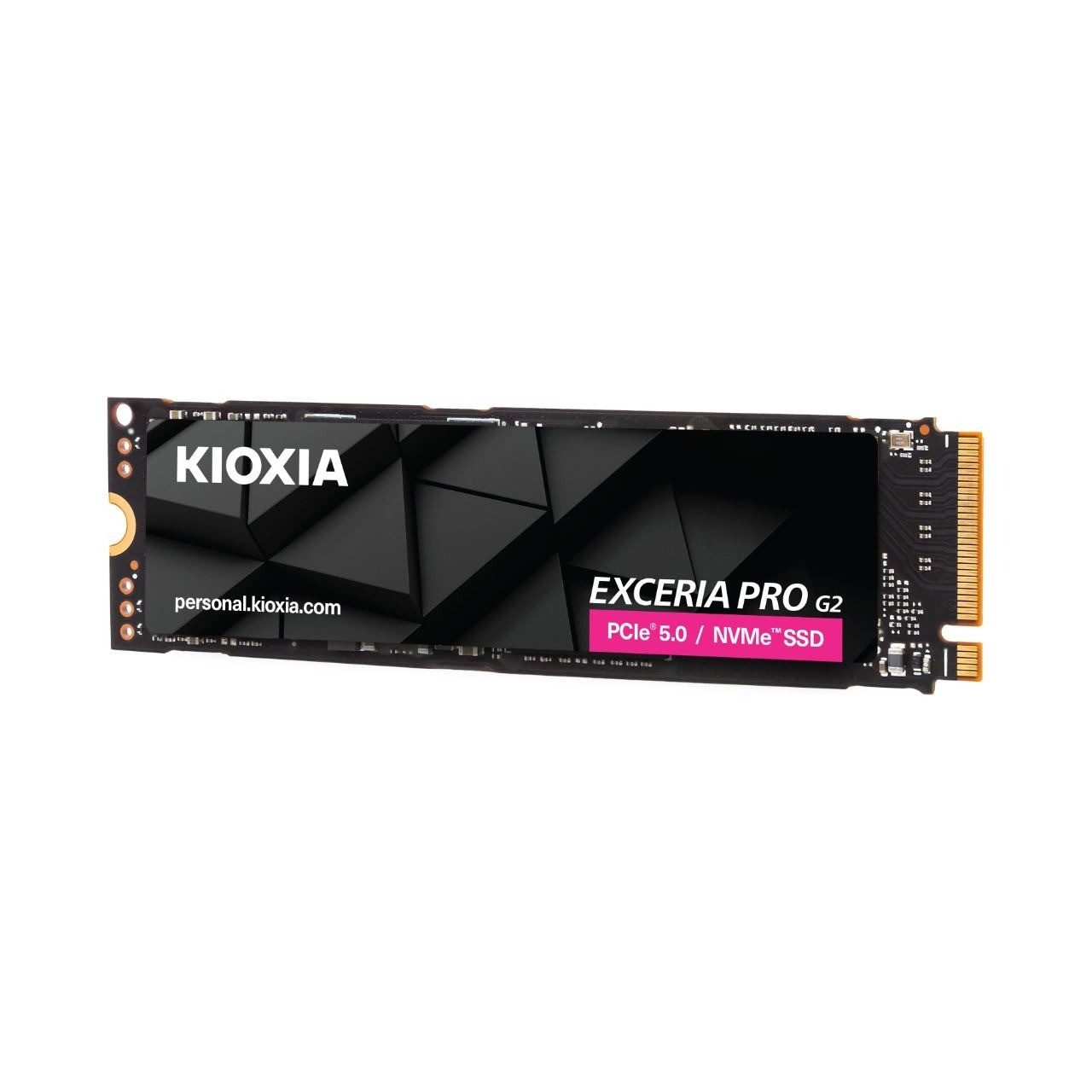 KIOXIA EXCERIA Pro G2 4TB M.2 2280 NVMe SSD 4000GB interne SSD (4 TB) M.2" 14900 MB/S Lesegeschwindigkeit, 13700 MB/S Schreibgeschwindigkeit, PCIe Gen5 x4, NVMe 2.0d, BiCS FLASH TLC, M.2 2280
